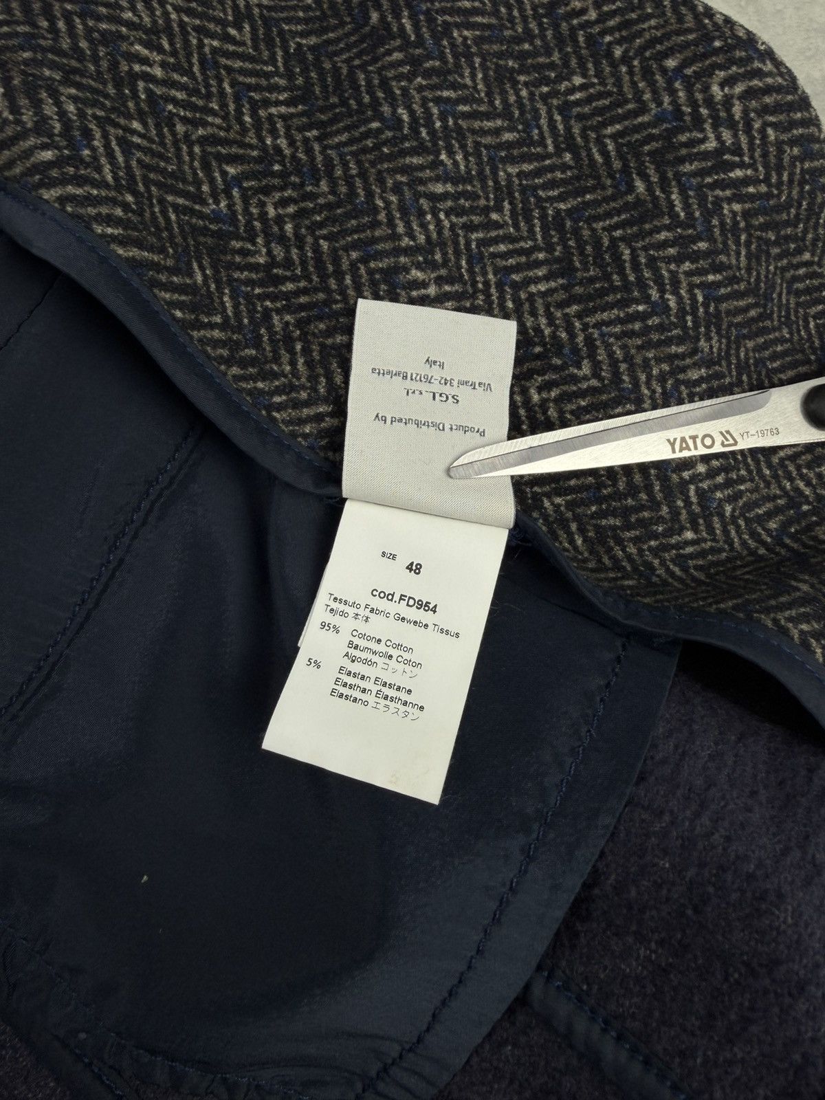 Circolo 1901 Circolo 1901 Womens Jersey Blazer Herringbone Size 48 Size XL / US 12-14 / IT 48-50 - 9 Thumbnail