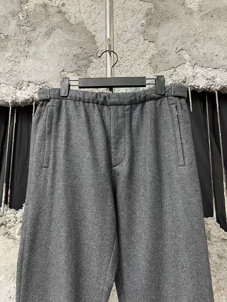 Prada Prada Gray Wool Sweatpants with Velcro -2505 Size US 44 / EU 60 - 3 Thumbnail