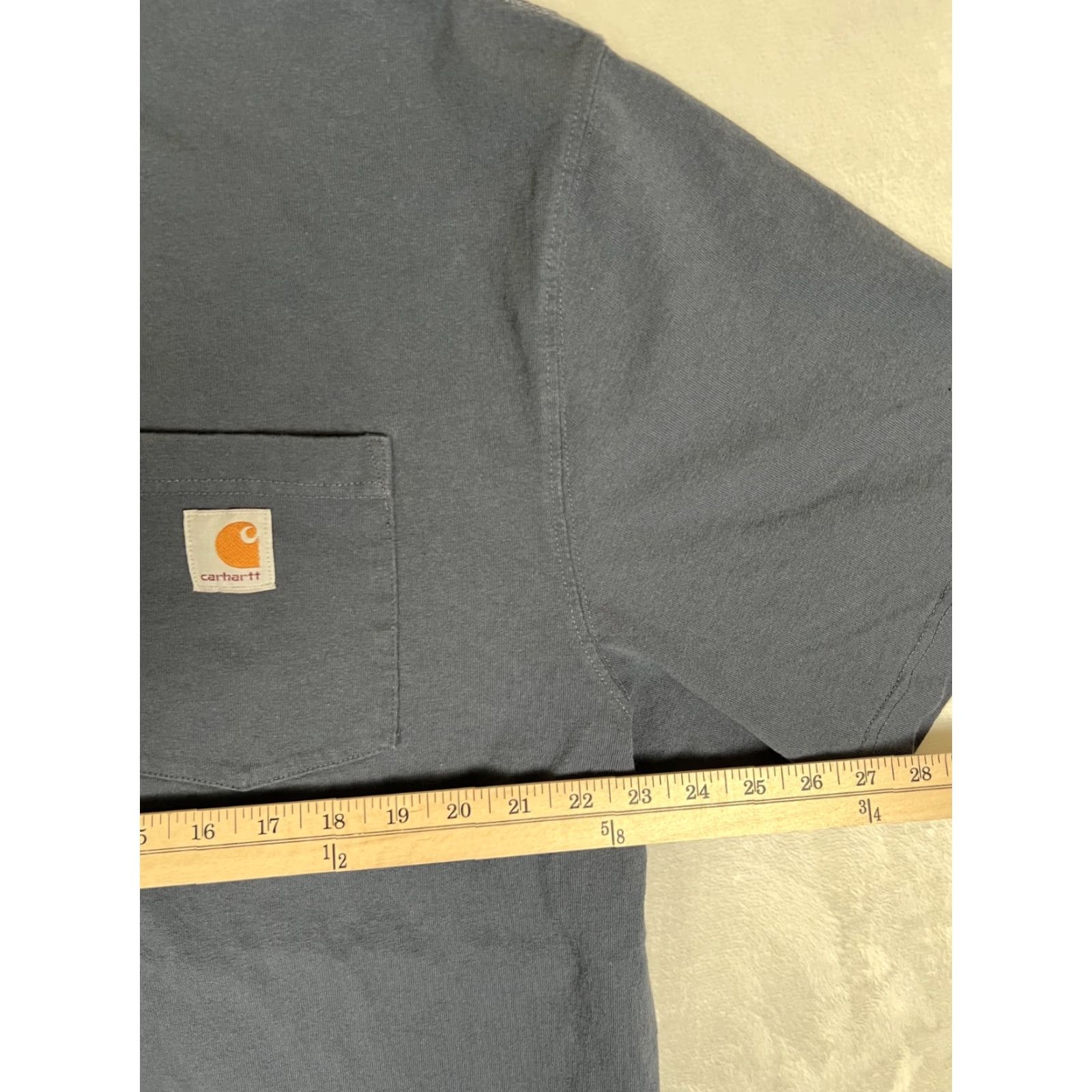 Carhartt VINTAGE Carhartt Pocket Shirt Navy Blue Size XL 2XLT Regular Short Sleeve Crew Neck Grunge 90s Mens Size US XXL / EU 58 / 5 - 5 Thumbnail