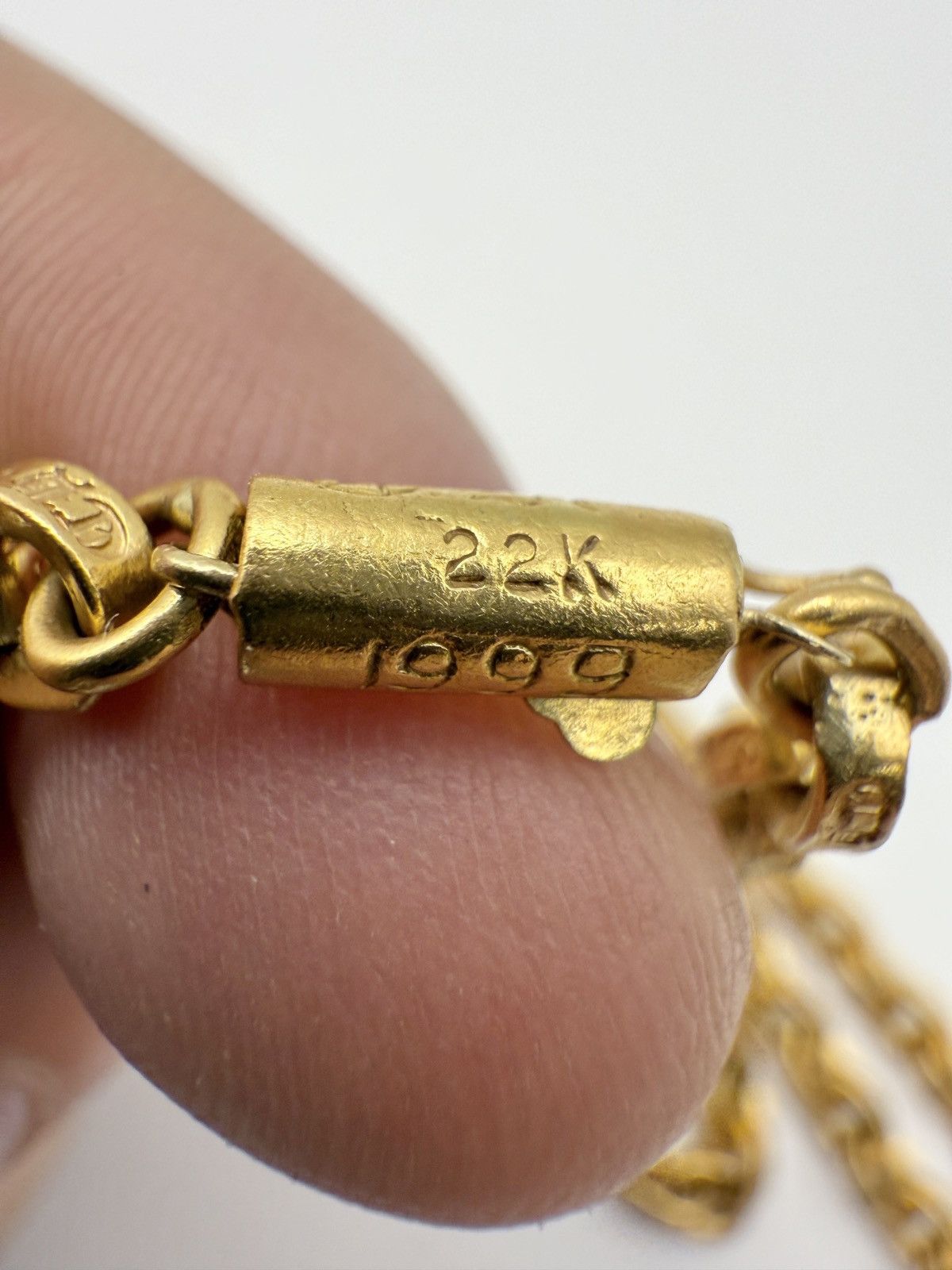 Chrome Hearts Chrome Hearts 22k Gold Paper Chain Necklace 30 inch Size ONE SIZE - 13 Thumbnail
