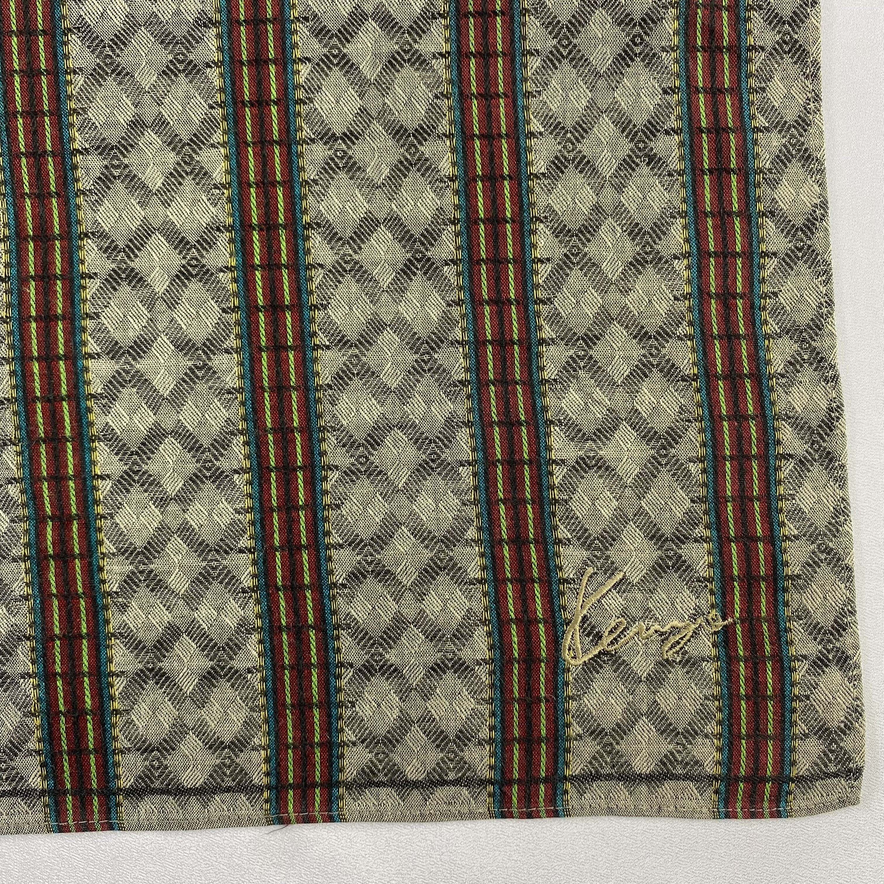 Kenzo × Vintage Kenzo Bandana/ Handkerchief / Neckerchief-P1339 Size ONE SIZE - 3 Thumbnail