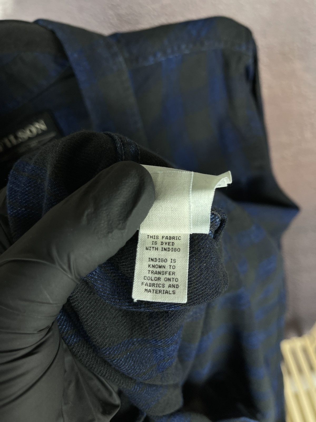 Filson Filson Indigo blue checkered flannel long sleeve shirt Size US M / EU 48-50 / 2 - 11 Thumbnail