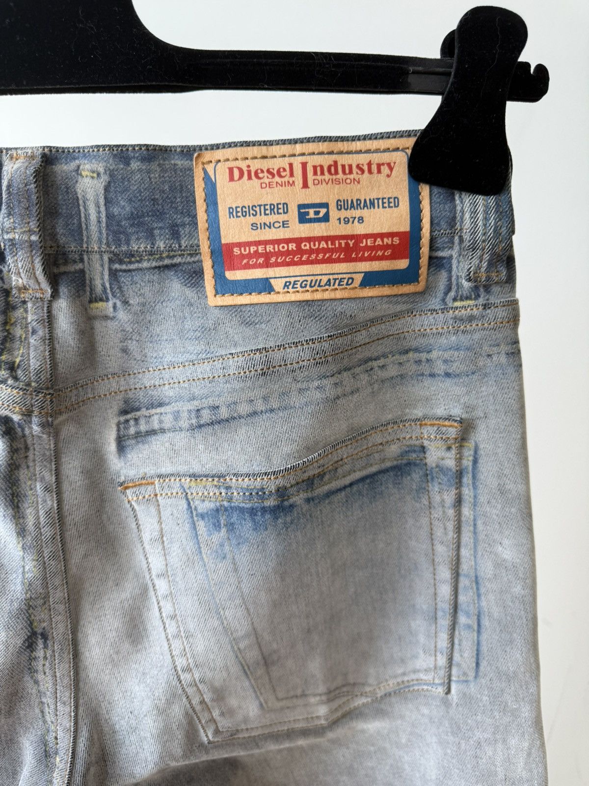 Diesel Diesel by Glen Martens 2010 L trompe l'oeil Jeans Size US 29 - 6 Thumbnail