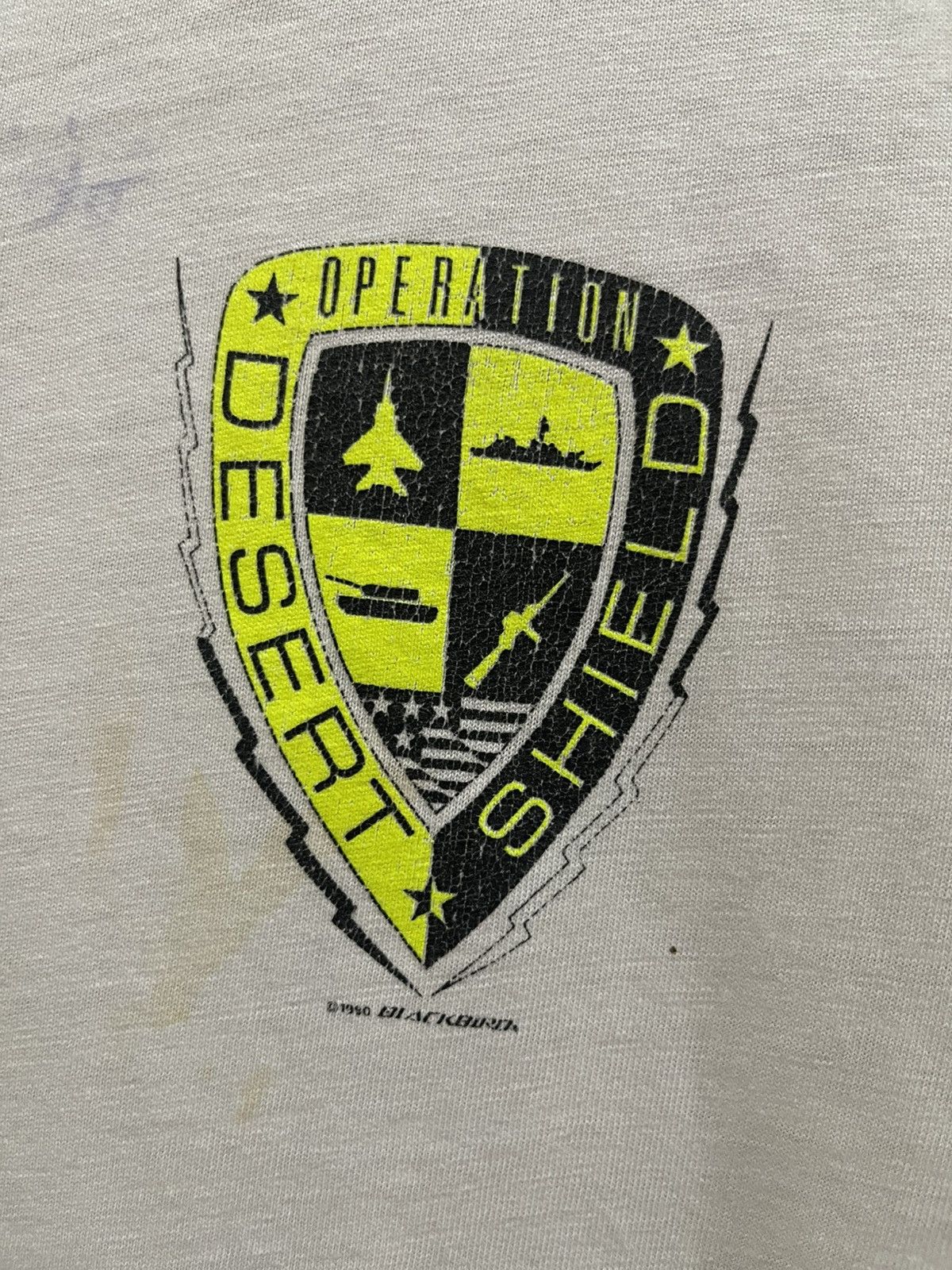 Vintage Vintage 90's Operation Desert Shield Very Rare🔥🔥🔥 Size US L / EU 52-54 / 3 - 2 Thumbnail