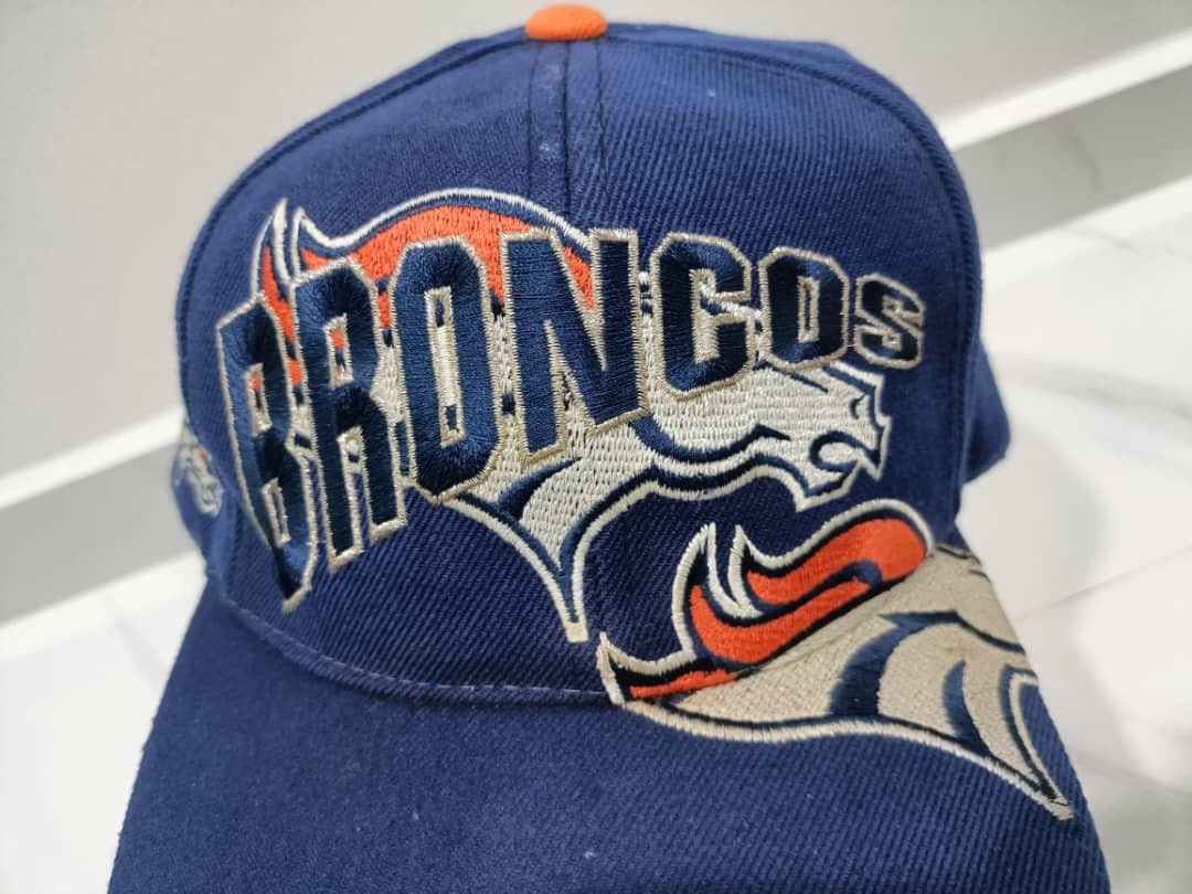 Drew Pearson Rare Vtg 90s Broncos by Drew Pearson Embroidered Hat NFL Size ONE SIZE - 2 Thumbnail