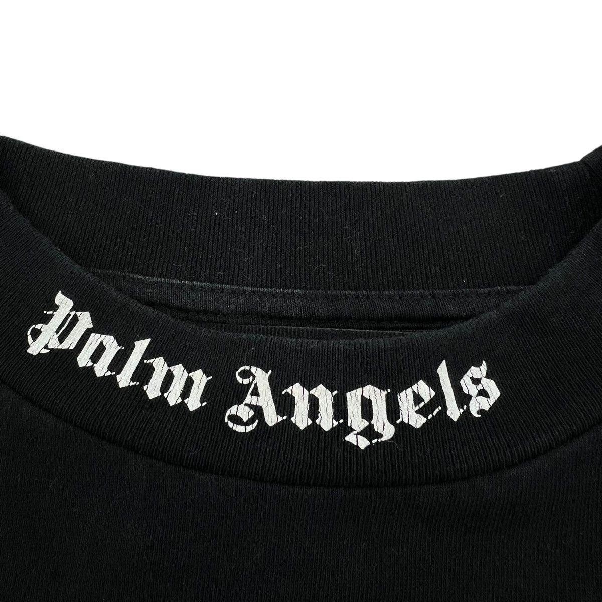 Palm Angels Palm Angels Spellout Black T Shirt Size US M / EU 48-50 / 2 - 5 Thumbnail