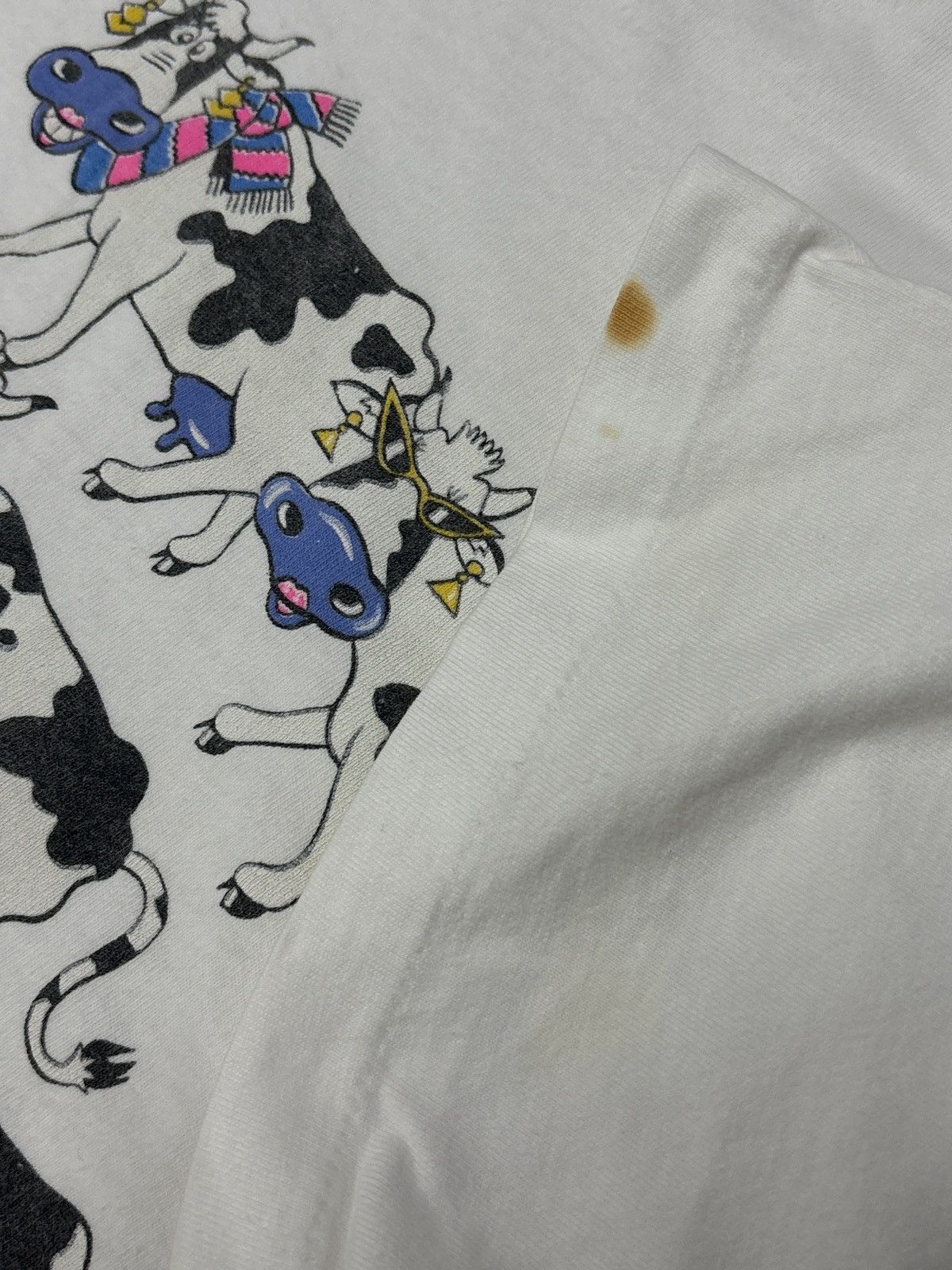 Vintage RARE! Vintage 90’s Museum Of Cows Art Phototee Size US XL / EU 56 / 4 - 6 Thumbnail