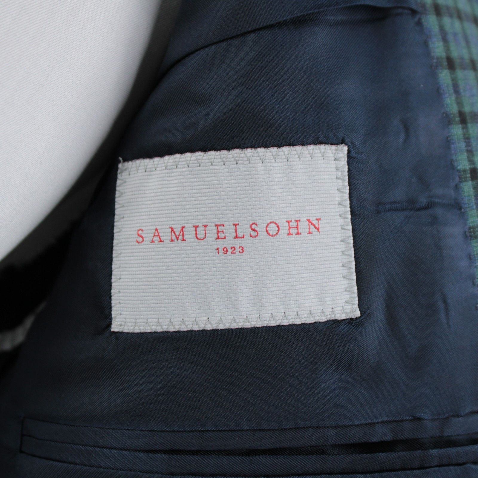 Samuelsohn Samuelsohn Sport Coat Size 46 Regular US in Green Size 46R - 7 Thumbnail