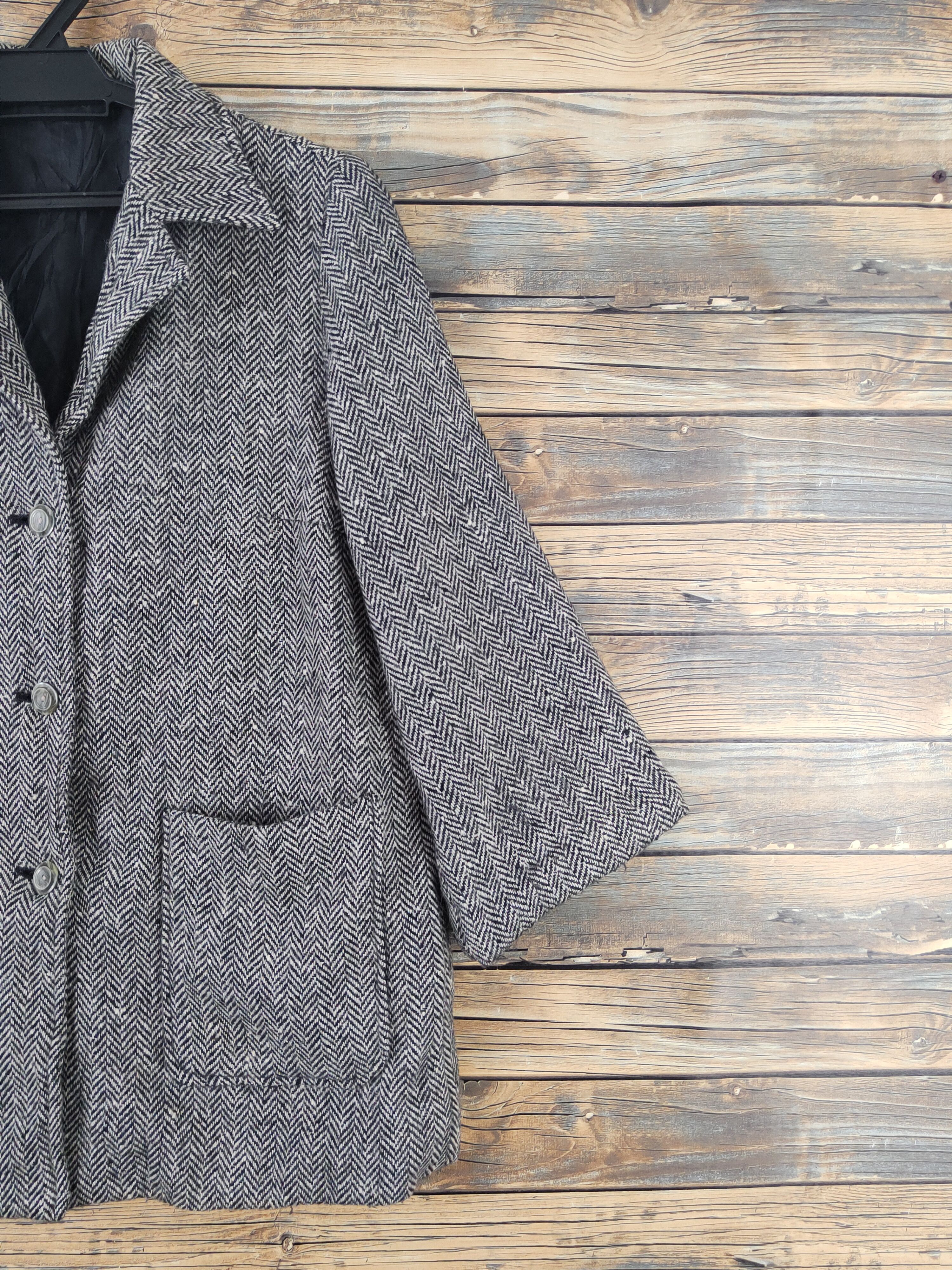 Japanese Brand × Vintage Vintage Japanese Brand Black White Jackets Size M / US 6-8 / IT 42-44 - 5 Thumbnail