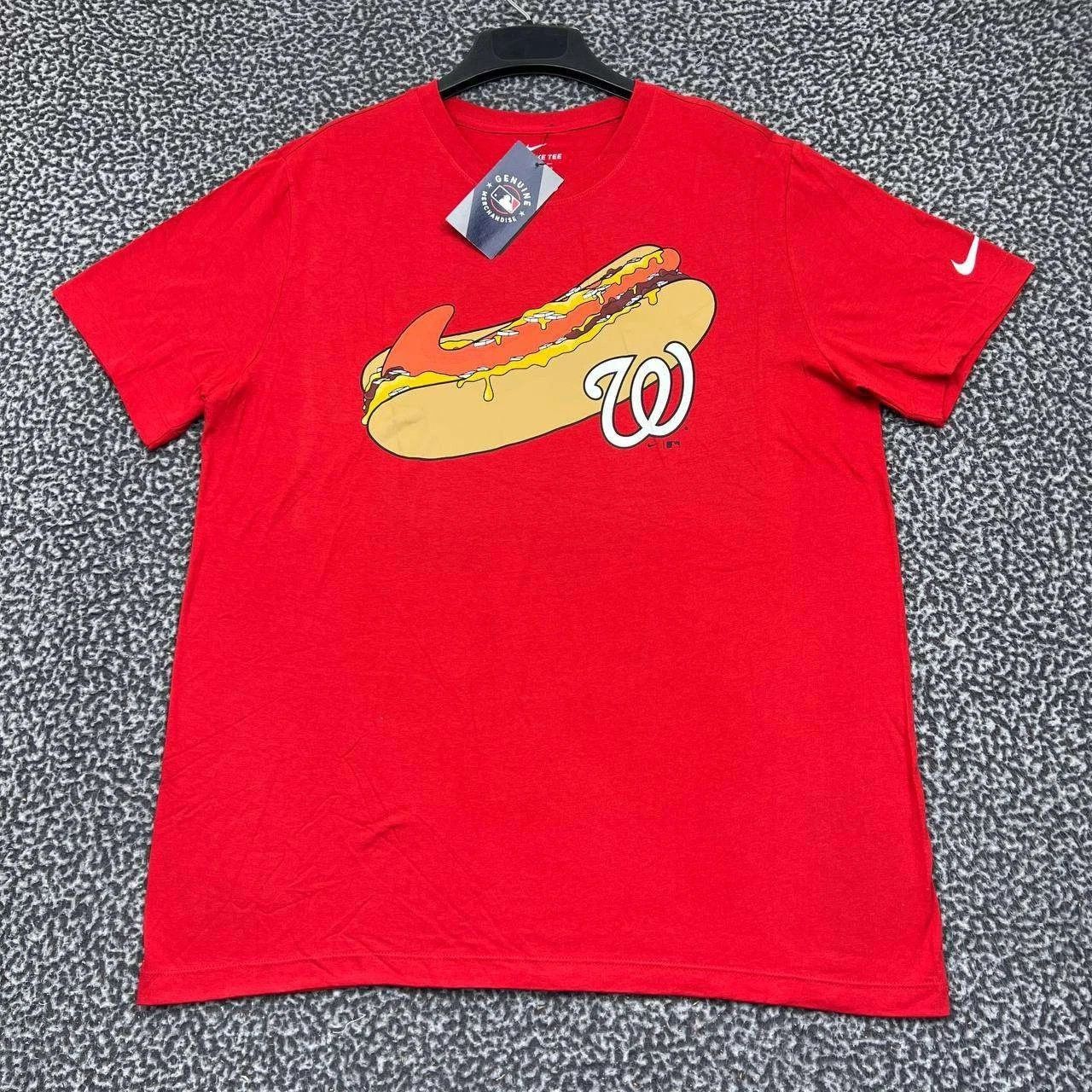 Nike Nike Shirt Men Washington Nationals Short Sleeve Cotton L Size US L / EU 52-54 / 3 - 1 Thumbnail