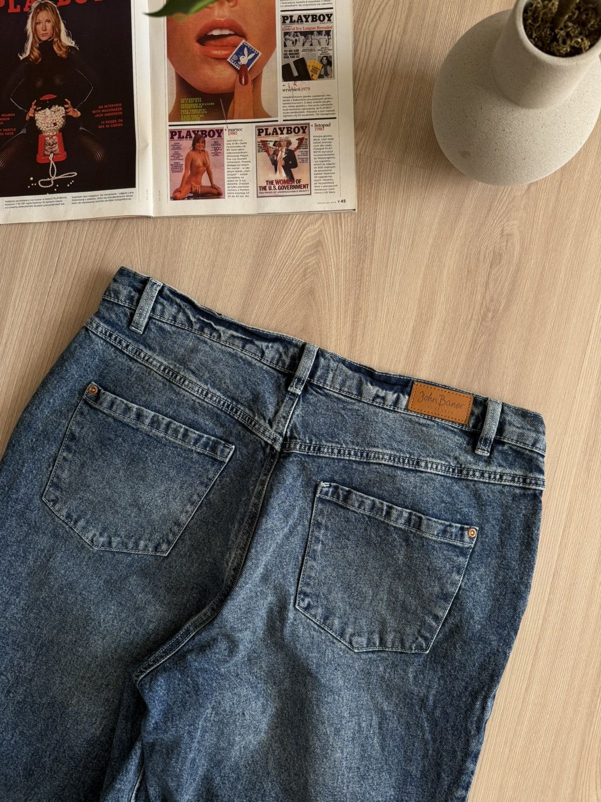 If Six Was Nine Vintage John Baner Baggy Jeans Style JNCO Size US 36 / EU 52 - 3 Thumbnail