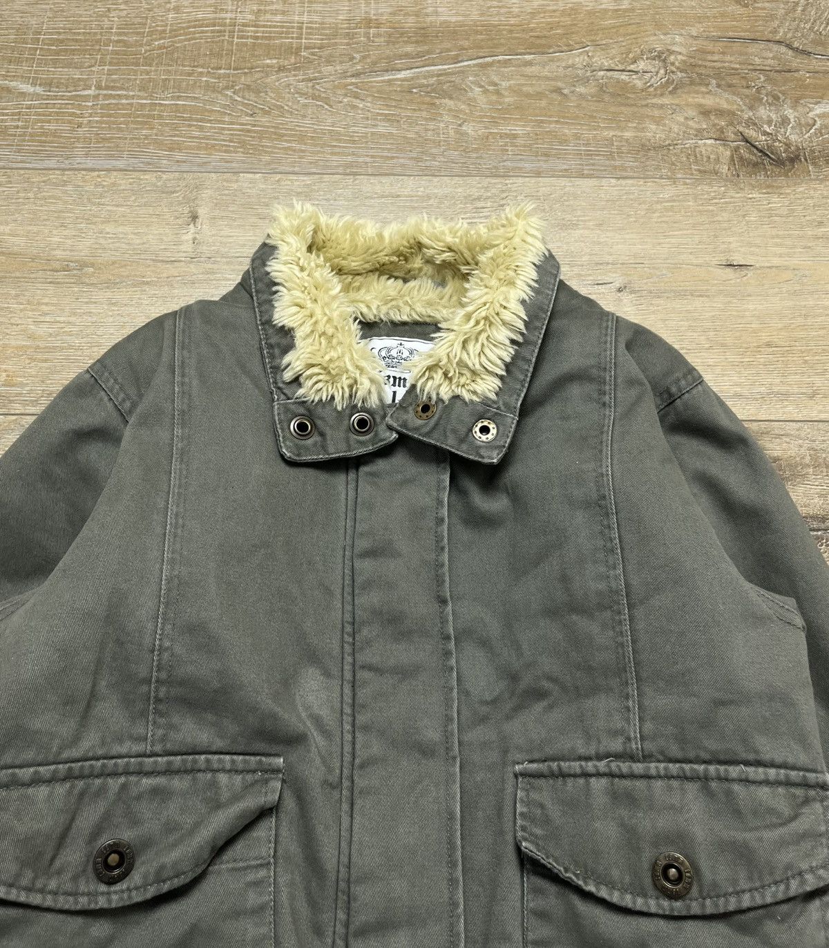 If Six Was Nine If Six Was Nine Style Fur Lined Cropped Jacket 90s Size US S / EU 44-46 / 1 - 7 Thumbnail