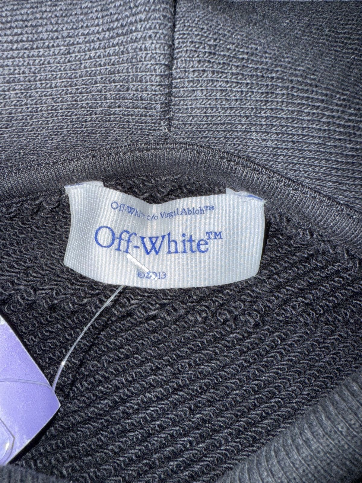 Off-White 🏈 Football-print cotton hoodie