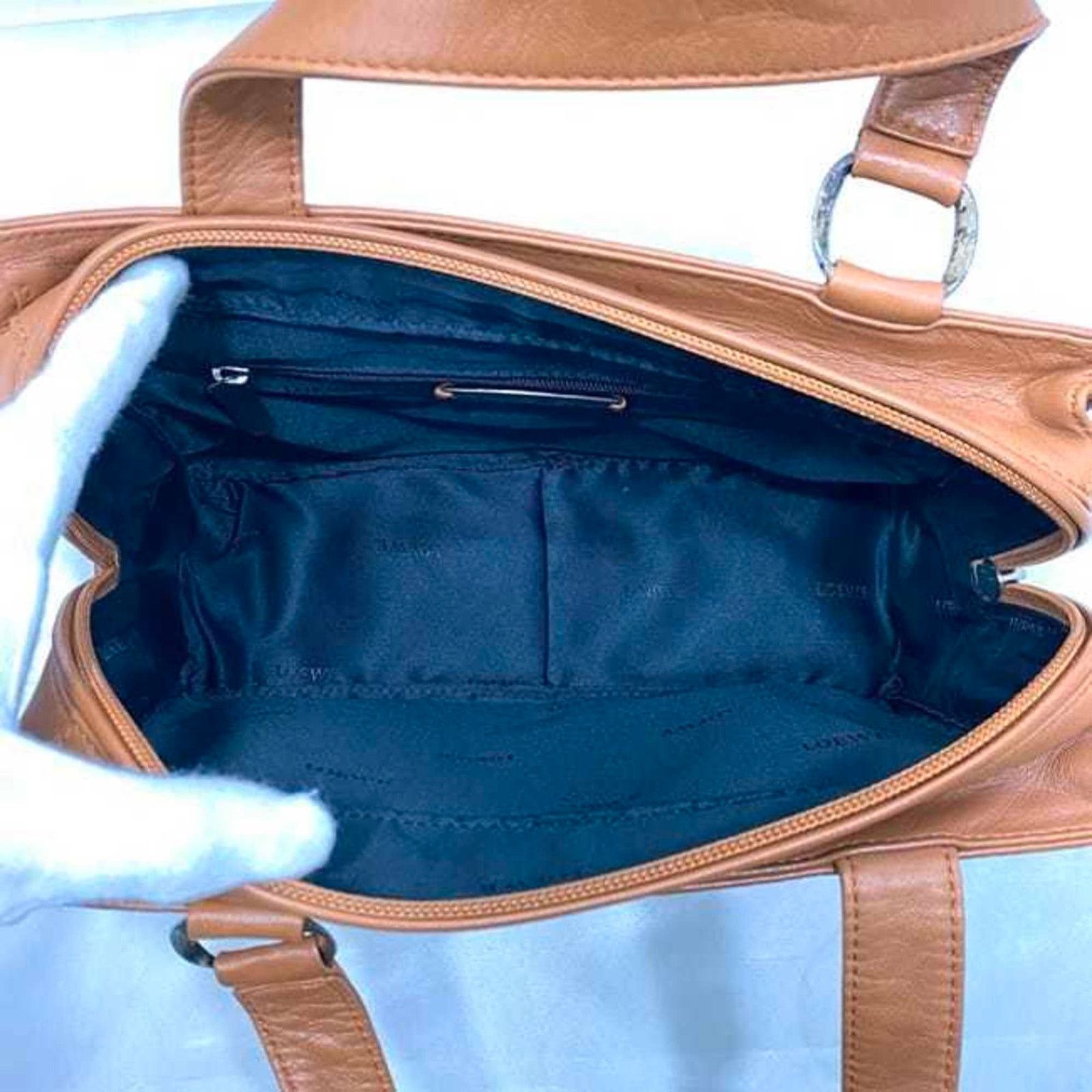 Loewe Puzzle Small Tan Leather Handbag