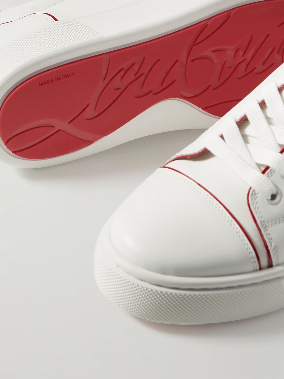 Christian Louboutin o1s1wg110425 Vieirissima Flat in White Size US 10.5 / IT 40.5 - 5 Thumbnail
