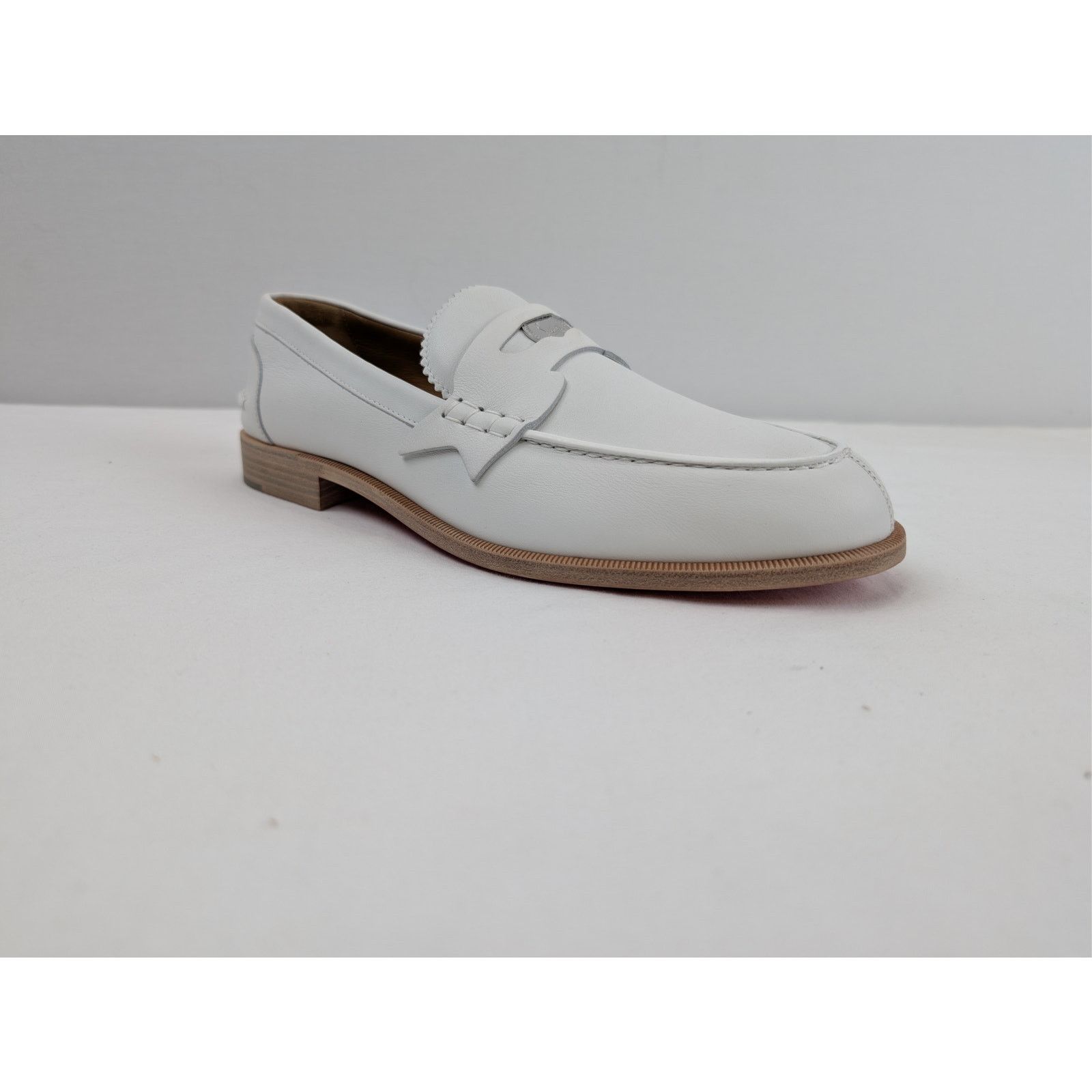 Christian Louboutin o1rshd1 Penny Flat Shoe Boots in White Size US 8.5 / EU 41-42 - 2 Thumbnail