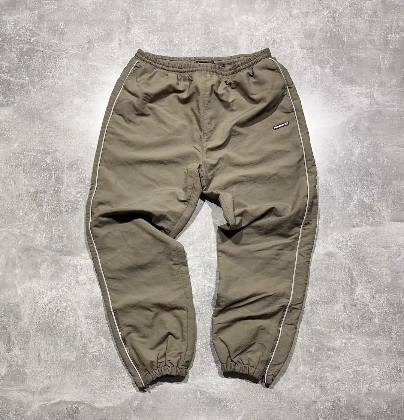 Reebok × Vintage Vintage 90s Reebok Nylon Pants Drill Y2k Style Size US 36 / EU 52 - 2 Thumbnail