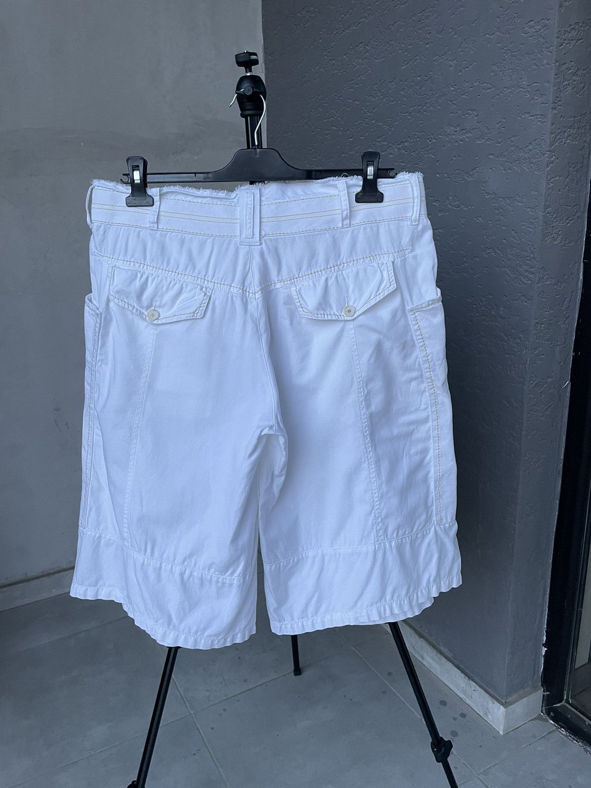 Marithe + Francois Girbaud × Vintage Le Jean De Marithe Francois Girbaud rap shorts Size US 33 - 4 Thumbnail