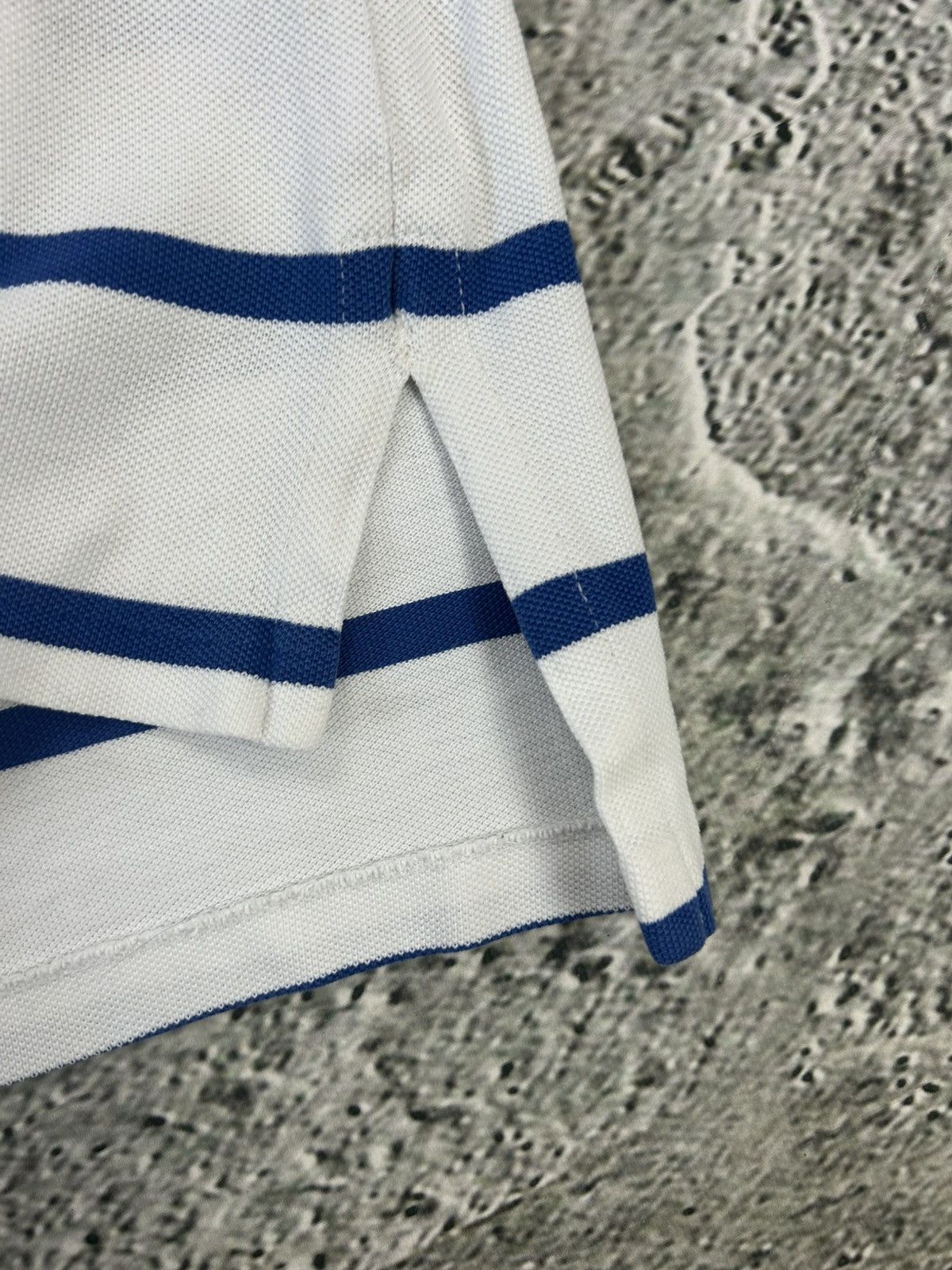 Ralph Lauren Polo Ralph Lauren t-shirt white blue striped small pony Size US S / EU 44-46 / 1 - 4 Thumbnail
