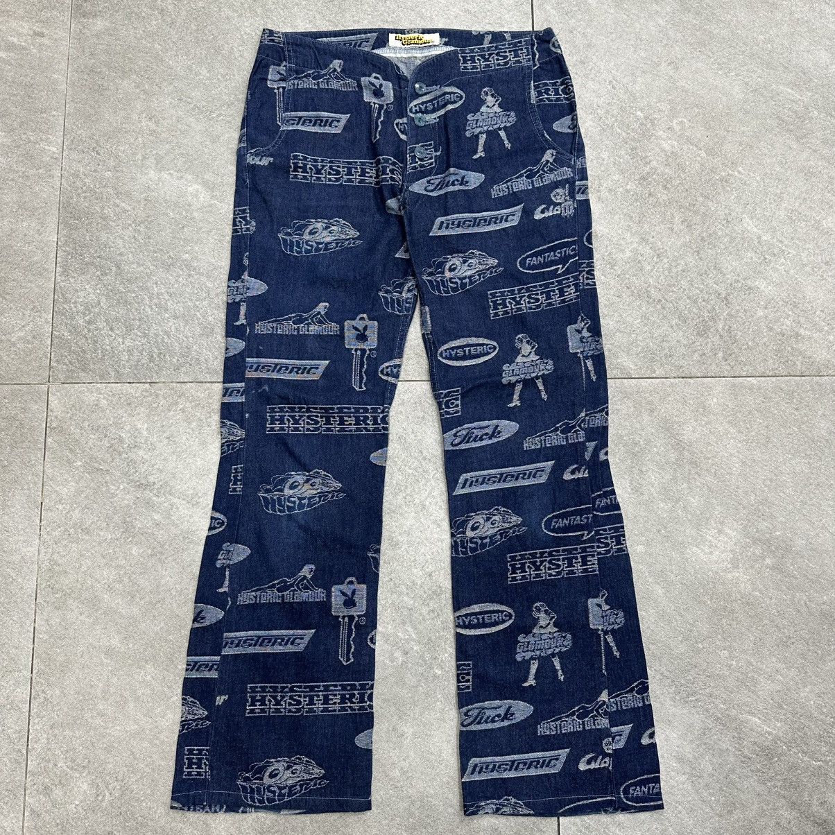 Hysteric Glamour Hysteric Glamour Jeans Full Print Flare Size US 30 / EU 46 - 1 Thumbnail