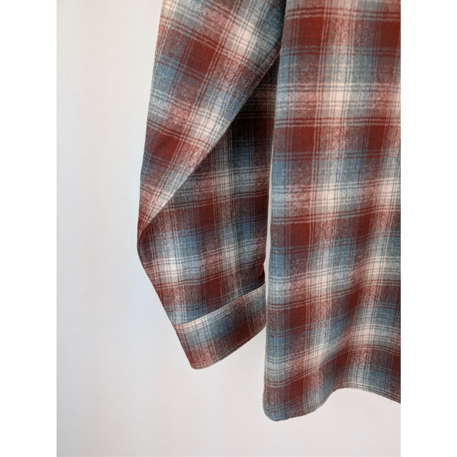 Maison Margiela × Pendleton o1rshd1 Pendleton Checked Wool Button up Shirt in Rust Size US S / EU 44-46 / 1 - 15 Thumbnail