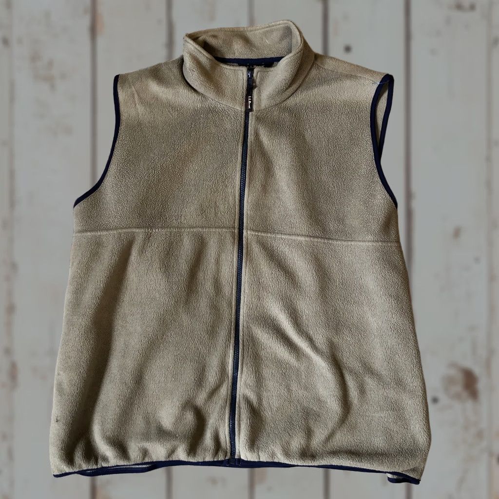 Vintage VINTAGE L.L. Bean Vest Mens XL Green Full Zip Outdoor Hiking Jacket Vest Size US XL / EU 56 / 4 - 1 Thumbnail