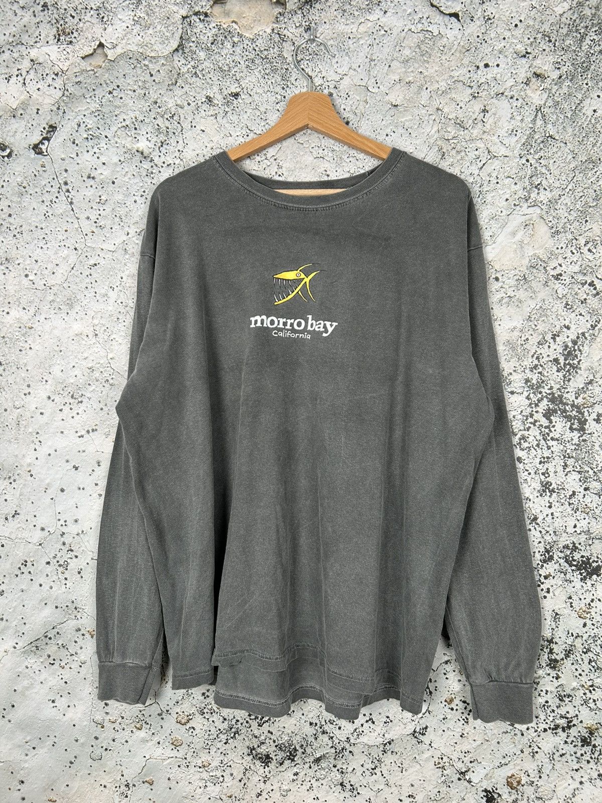 Vintage Vintage Piranha Graphic Longsleeve Streetwear Grunge Rock Size US L / EU 52-54 / 3 - 3 Thumbnail