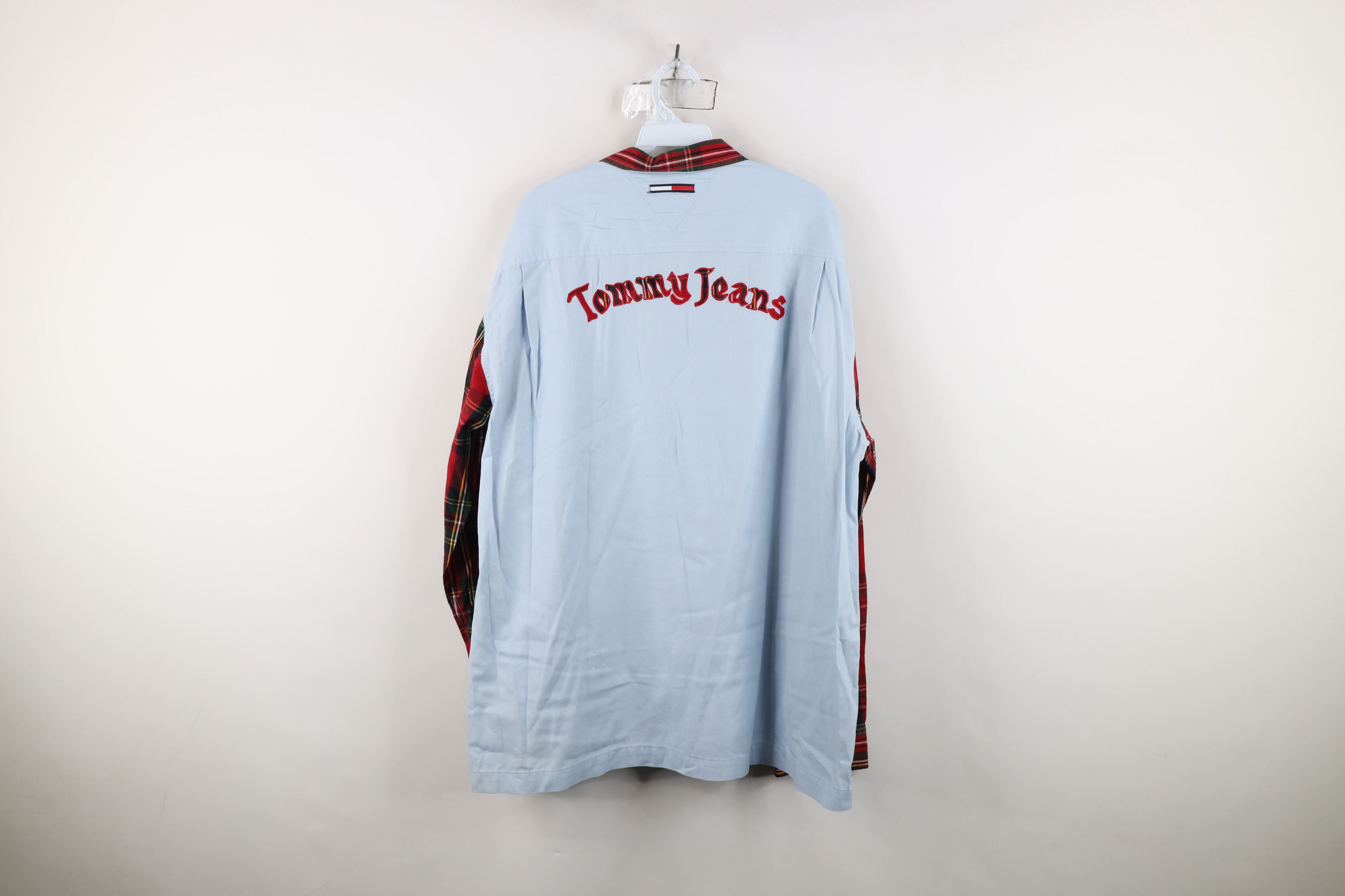Tommy Hilfiger Vintage 90s Tommy Hilfiger N Sew Collared Button Shirt Plaid Size US XL / EU 56 / 4 - 13 Thumbnail