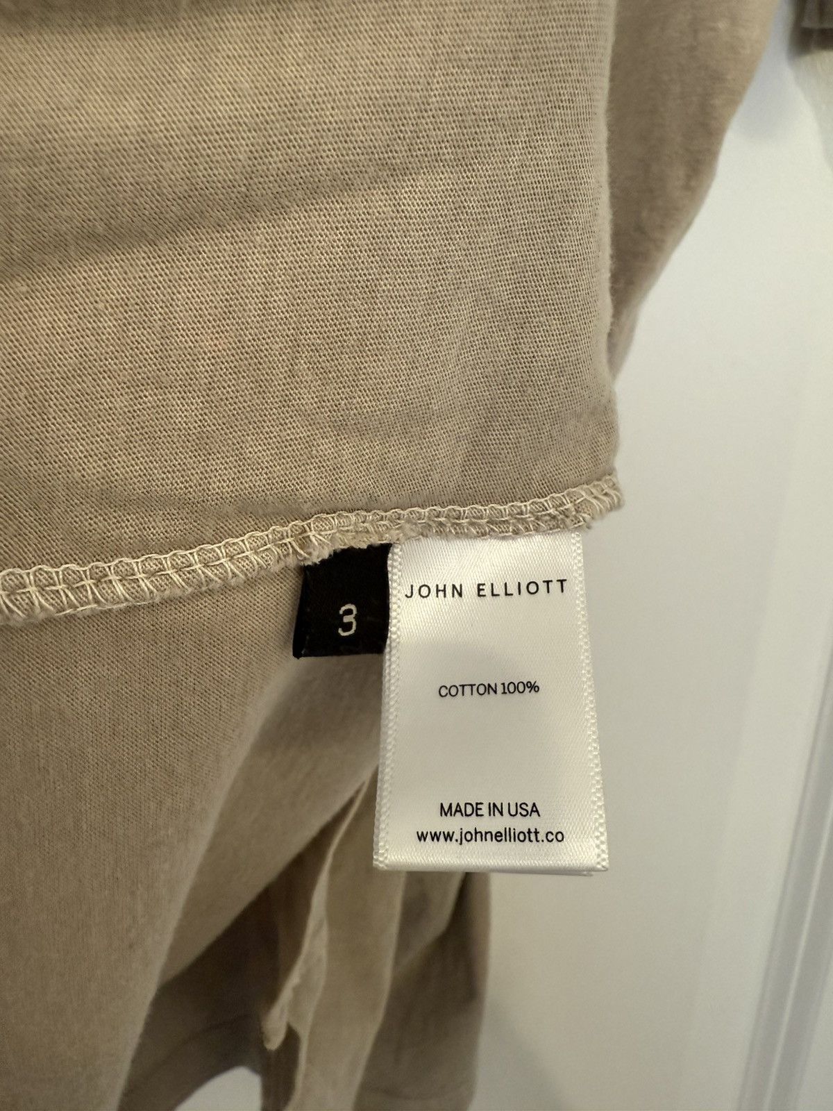 John Elliott CLAY PANELED POCKET TEE Size US L / EU 52-54 / 3 - 14 Thumbnail