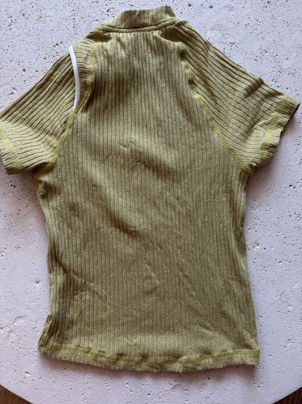 Ottolinger Ottolinger logo-print lurex-detail top Size S / US 4 / IT 40 - 2 Thumbnail