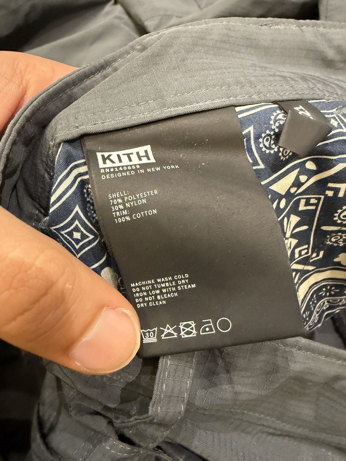 Kith Kith Cargo Utility Pants - Slate Grey Size US 34 / EU 50 - 5 Thumbnail