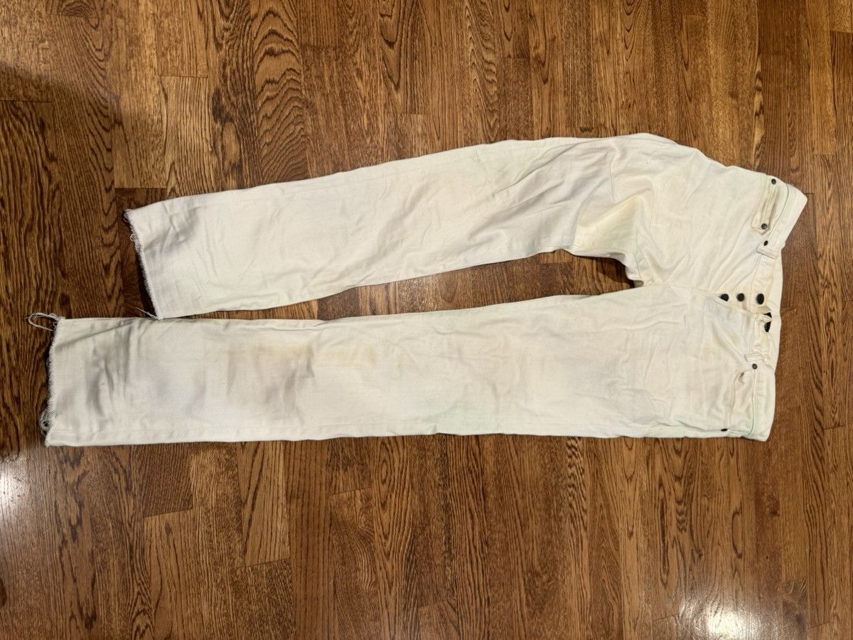 John Elliott John Elliott White Denim Jeans - The Cast 2 / Sour Skittles Size US 32 / EU 48 - 2 Thumbnail