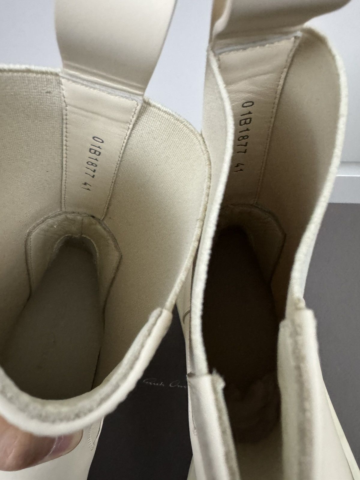 Rick Owens RICK OWENS MILK BEATLE TURBOCYCLOPS BOOTS Size US 8 / EU 41 - 8 Thumbnail