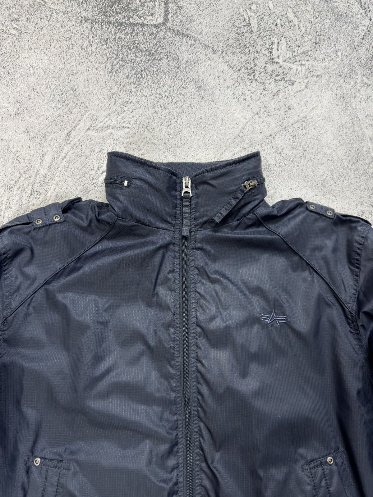 Alpha Industries Alpha Industries Ripstop Flight Jacket Navy Blue Bomber Size US XL / EU 56 / 4 - 6 Thumbnail