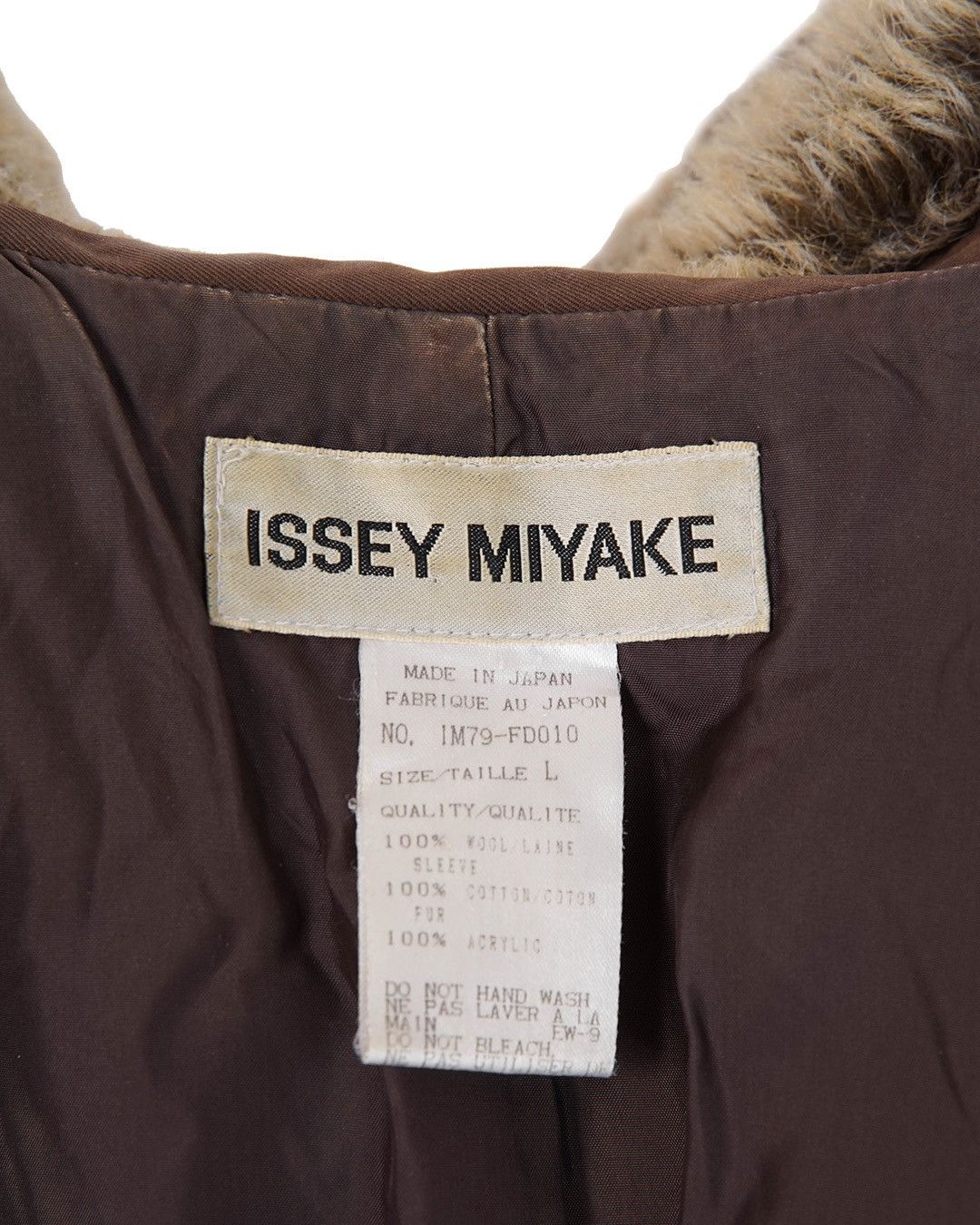 Issey Miyake Issey Miyake F/W1997 Fur Attached Jacket Size L / US 10 / IT 46 - 11 Thumbnail