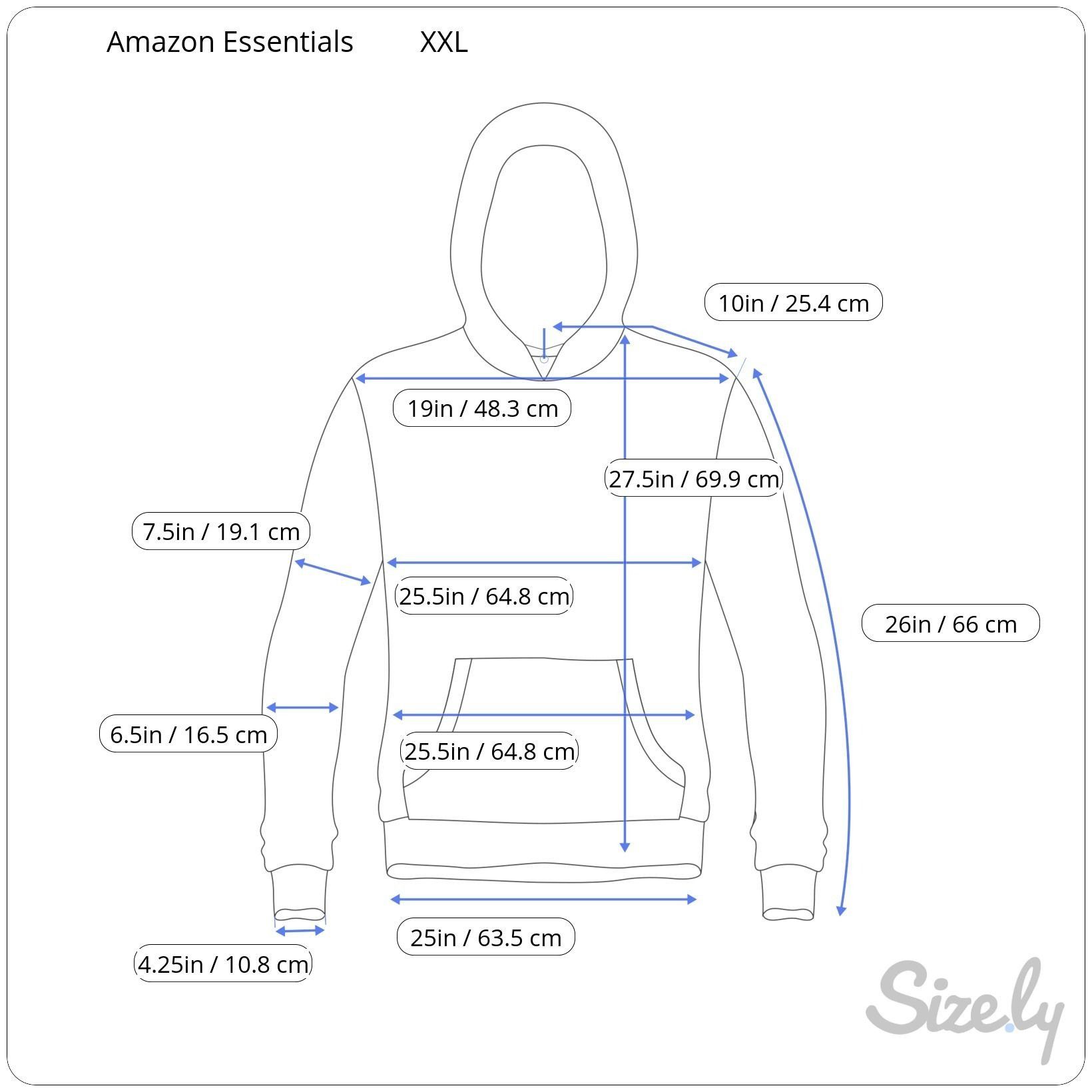 Other Amazon Essentials Women's Dark Gray Hoodie Sweatshirt XXL NW Size XXL / US 16-18 / IT 52-54 - 2 Thumbnail