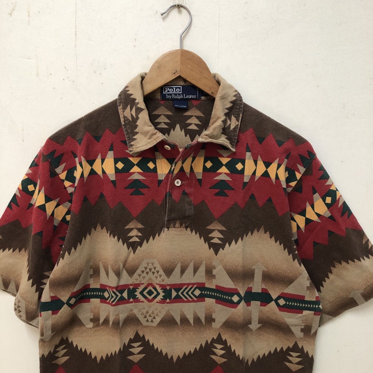 Polo Ralph Lauren Vintage Polo Ralph Lauren Navajo Polo Shirt Rare Size US S / EU 44-46 / 1 - 4 Thumbnail