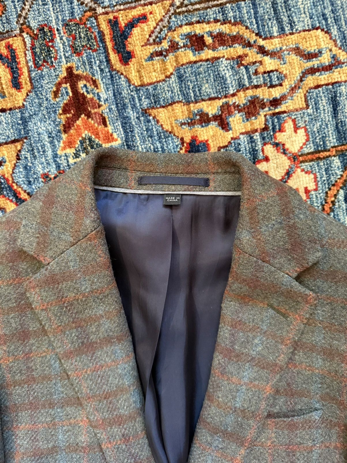 J.Crew J.Crew Brown & Green Plaid Ludlow Suit Size 36R - 2 Thumbnail