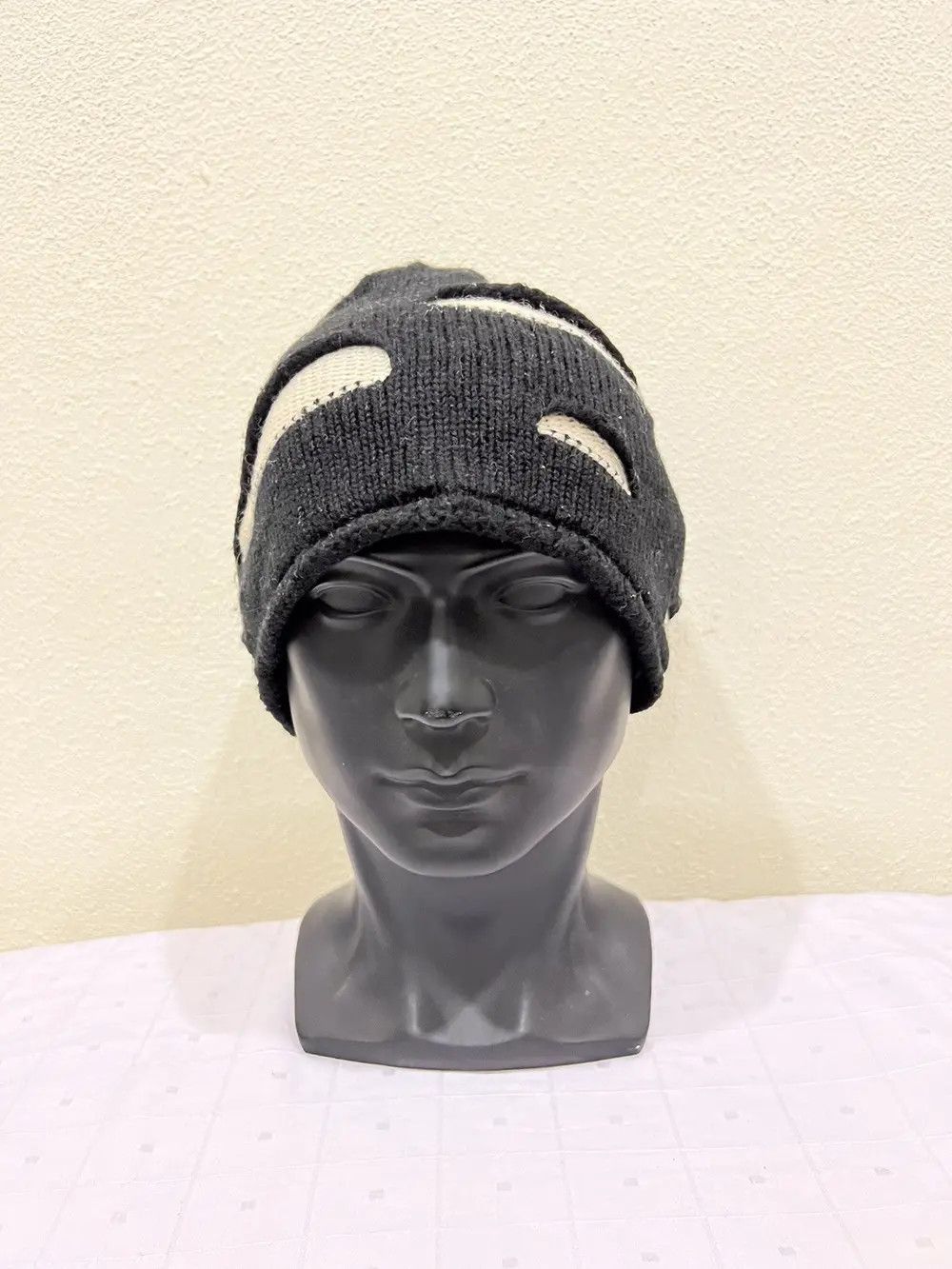 Japanese Brand × Vintage Japanese Brand Plain Beanie Hat Size ONE SIZE - 2 Thumbnail