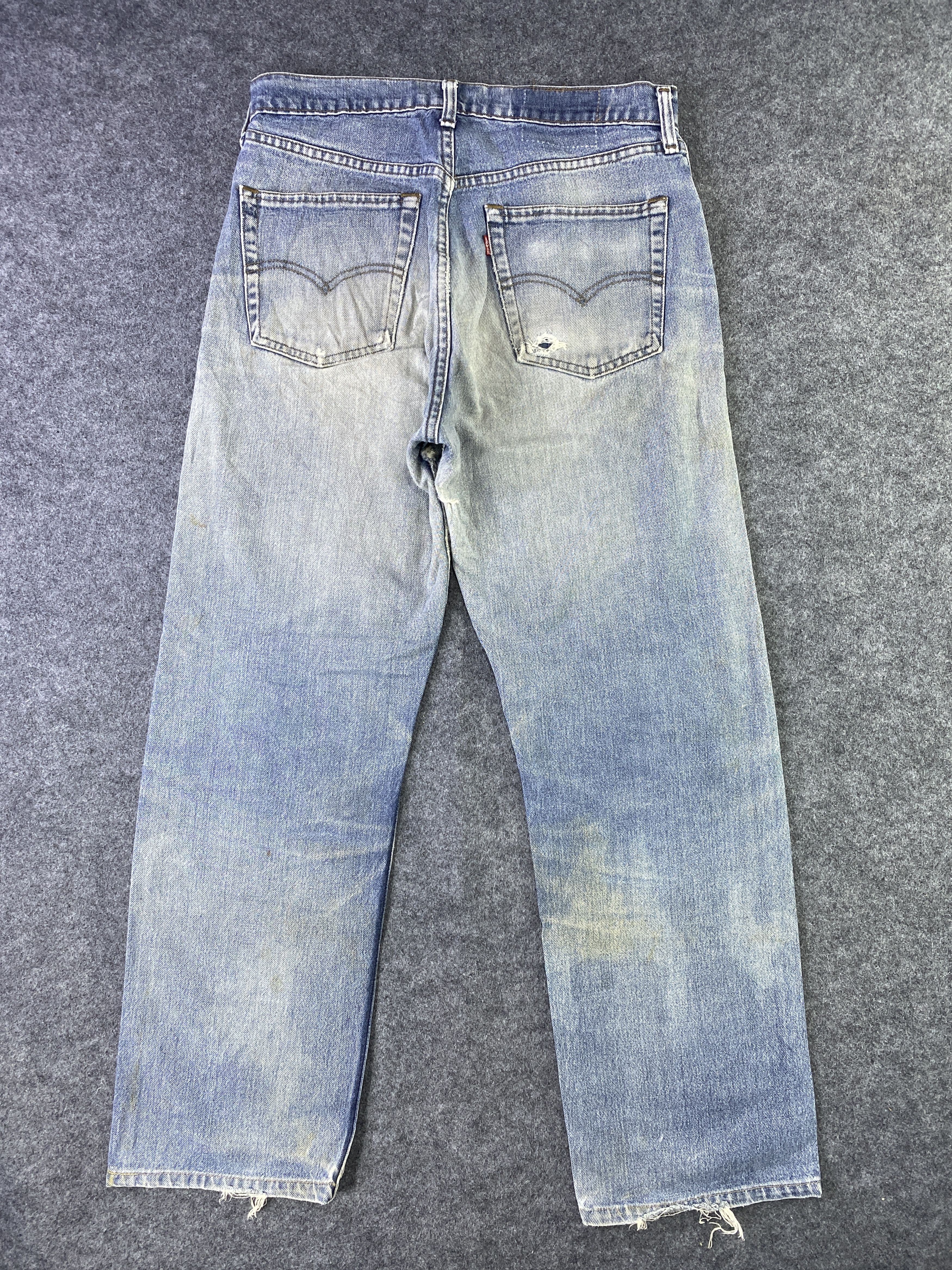 Levi's Vintage Levi's 509 Distress Blue Wash Jeans - J930 Size US 32 / EU 48 - 3 Thumbnail