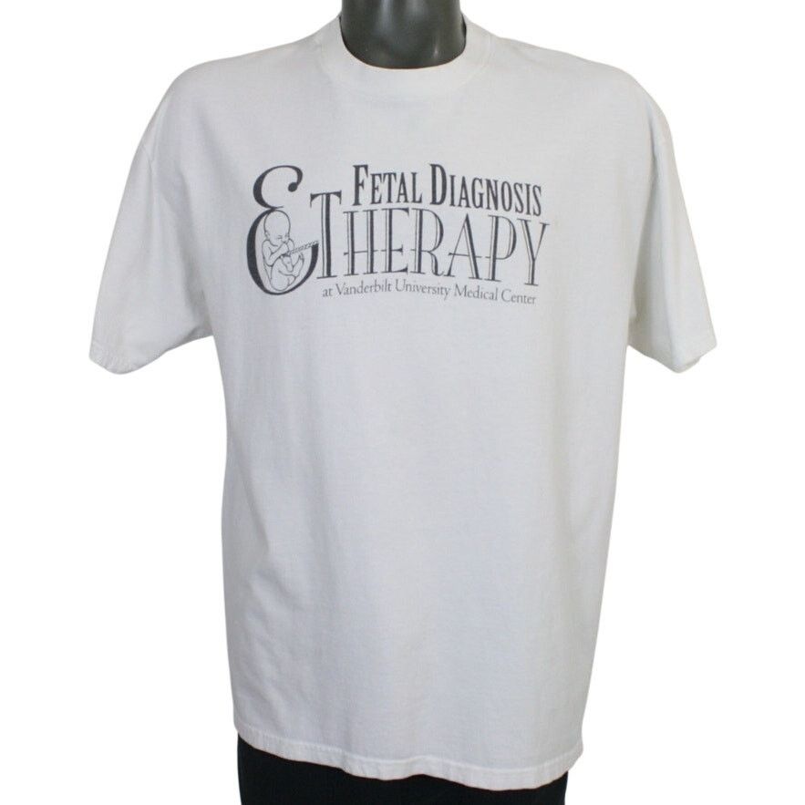 Hanes Vintage Vanderbilt Medical Fetal Diagnosis Therapy Tee XL Size US XL / EU 56 / 4 - 1 Thumbnail