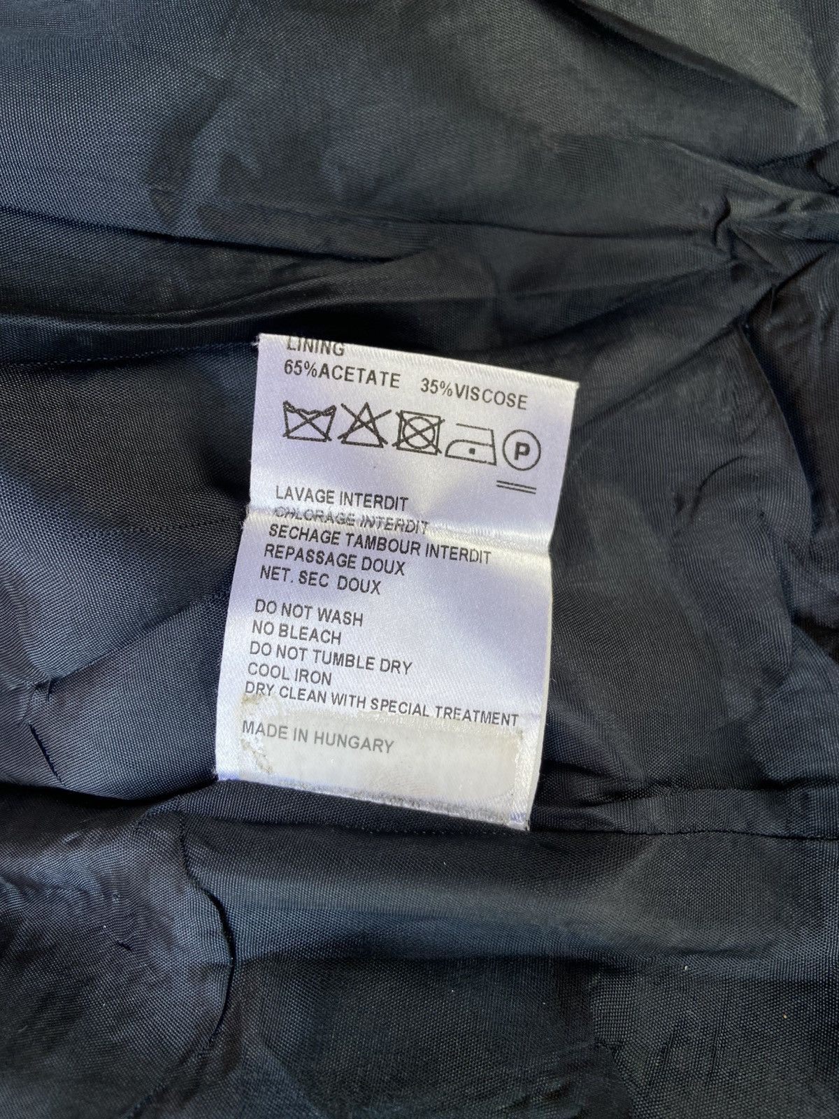 Carven Carven Navy Blue and Black Wool Coat Jacket Size XXS / US 00 / IT 34 - 10 Thumbnail