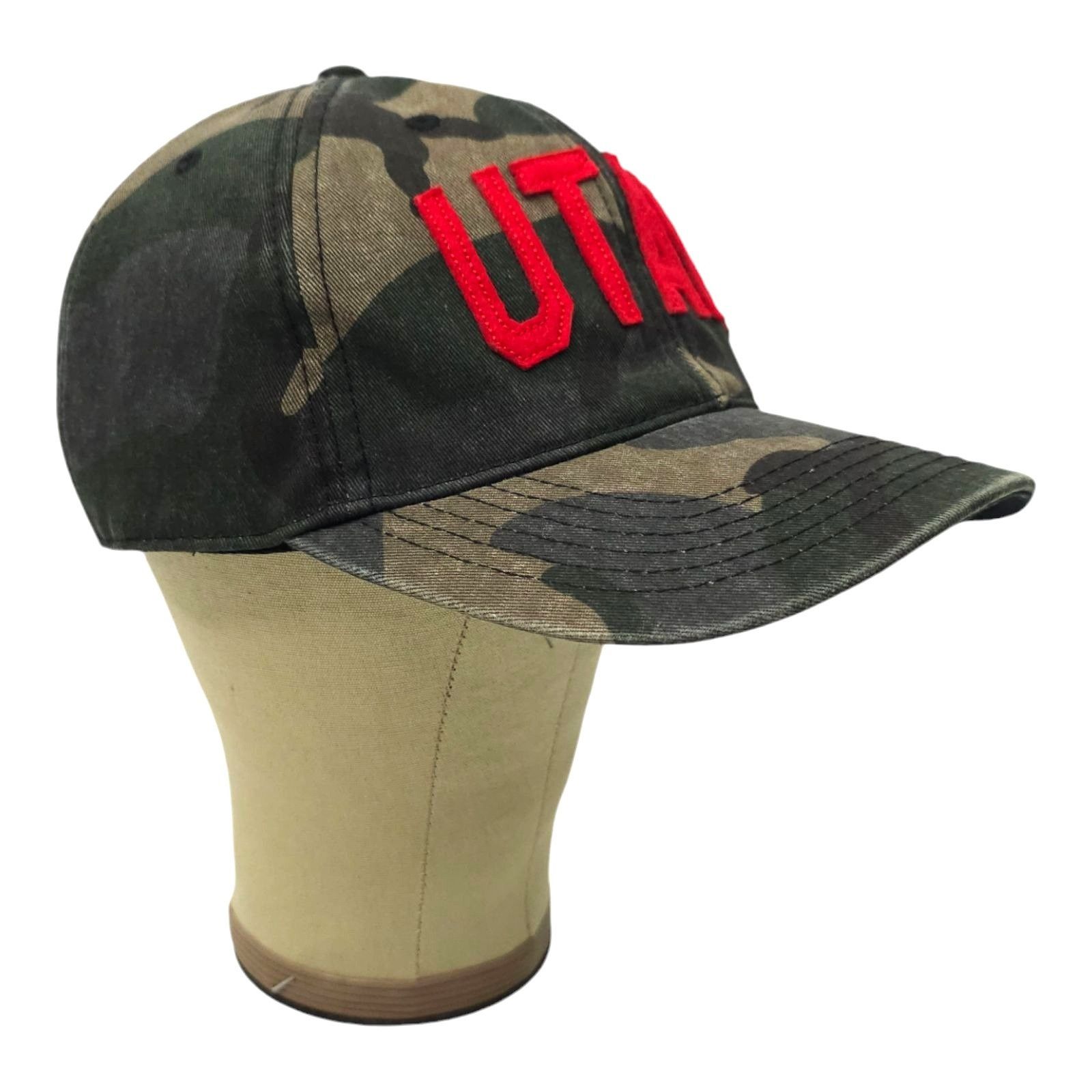 Other Utah Utes Camo Adjustable Cap Trucker Baseball Hat Stitched Size ONE SIZE - 3 Thumbnail