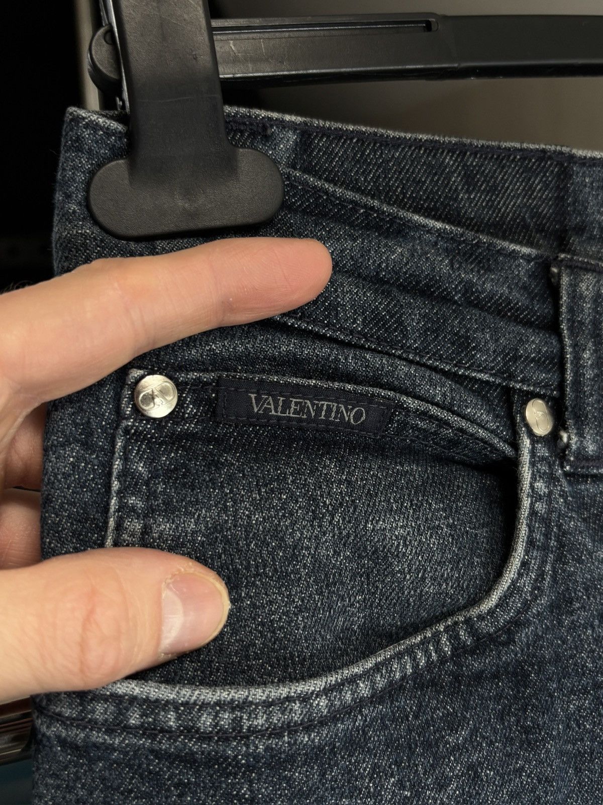 Valentino Valentino Jeans dark blue vintage pants Size 25" / US 0 / IT 36 - 4 Thumbnail