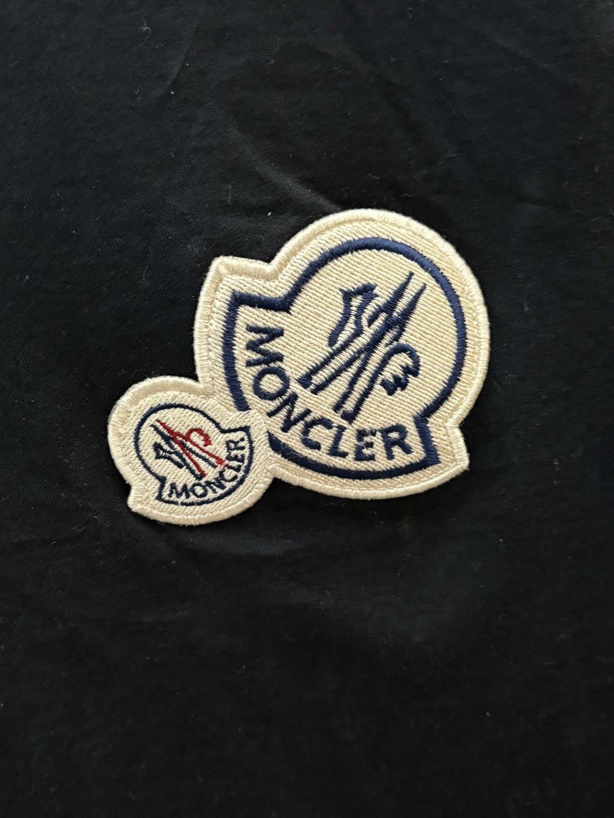 Moncler Moncler Double Logo Maglia T-Shirt Size US M / EU 48-50 / 2 - 2 Thumbnail
