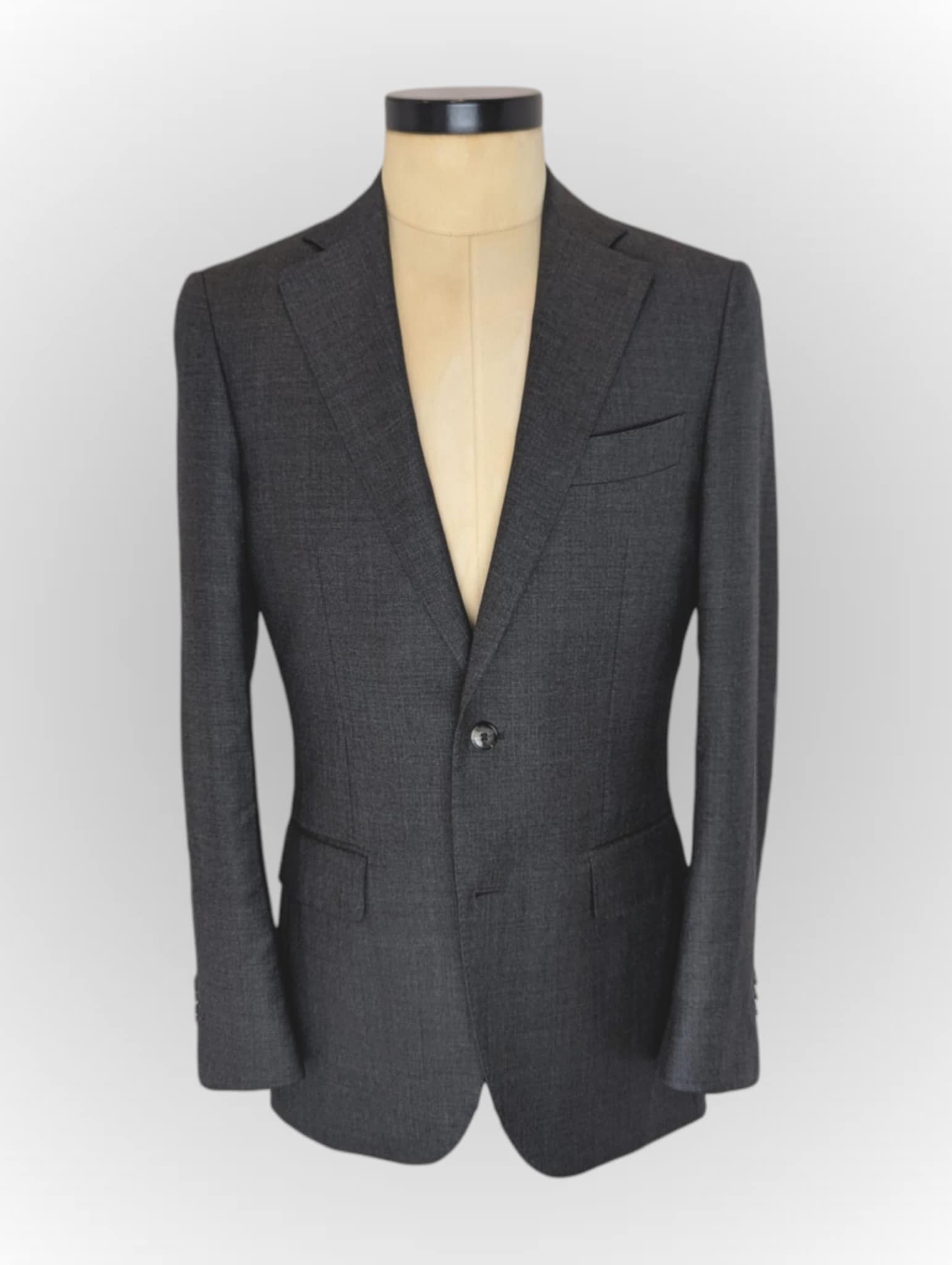 Suitsupply Suitsupply Lazio Brescia 94 Grey Suit canali corneliani pini Size 50L - 1 Thumbnail