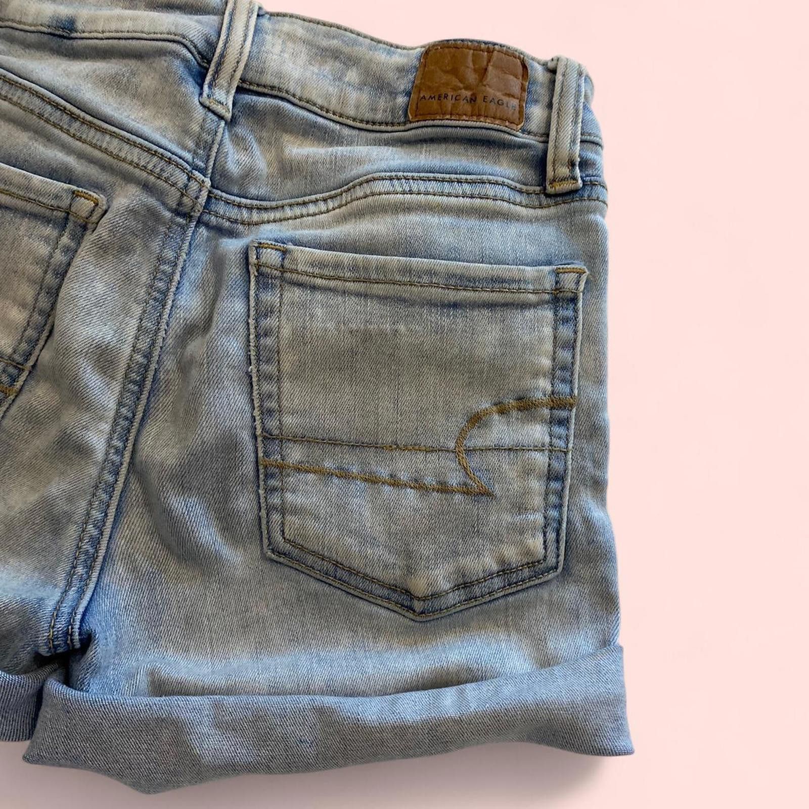 American Eagle Outfitters American Eagle- blue denim summer shorts Size 25" / US 0 / IT 36 - 3 Thumbnail