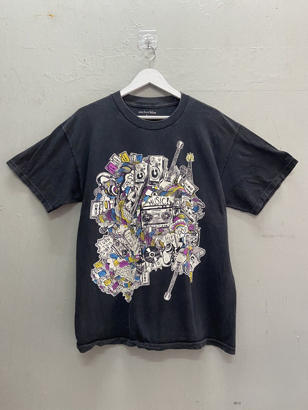 Anchor Blue ANCHOR BLUE MUSIC GRAPHICS TEE SHIRT Size US L / EU 52-54 / 3 - 1 Thumbnail