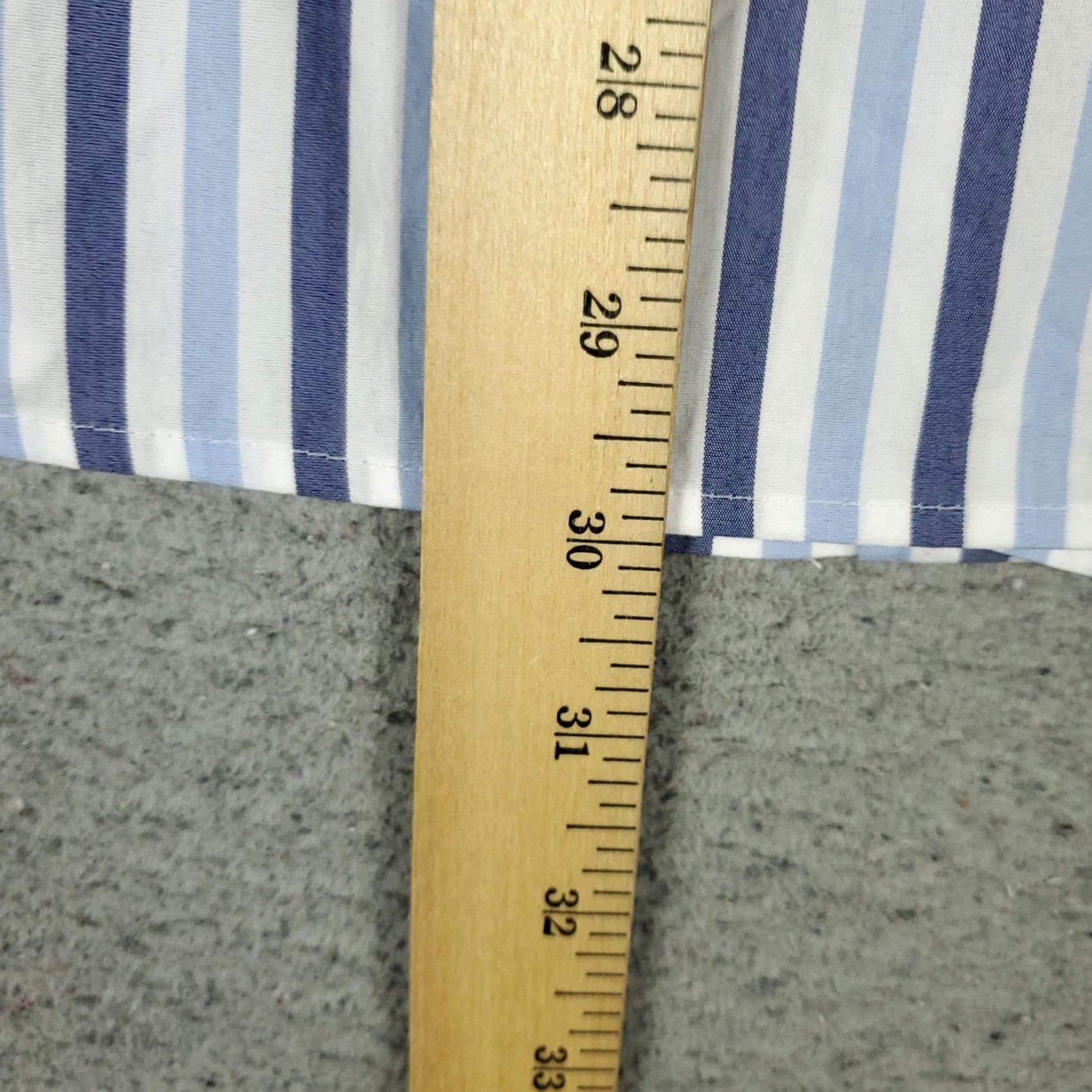 Brooks Brothers Brooks Brothers Shirt Mens Large Blue Striped Regent Button Up Long Sleeve Size US L / EU 52-54 / 3 - 4 Thumbnail