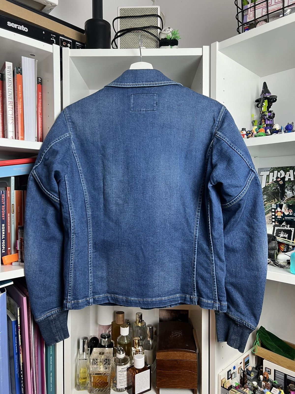 Japanese Brand × Junya Watanabe Junya Watanabe DENIM cropped boxy ramones jacket M archive Size US M / EU 48-50 / 2 - 2 Thumbnail